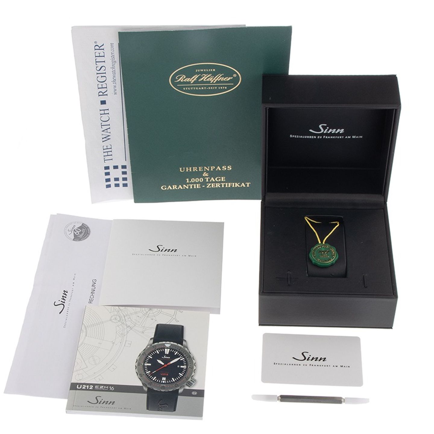 Sinn U212 212.040 (2021) - Zwart wijzerplaat 47mm Staal (2/7)