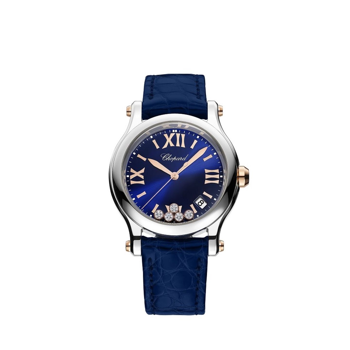 Chopard Happy Sport 278582-6012 (2024) - Blauw wijzerplaat 36mm Staal (1/1)