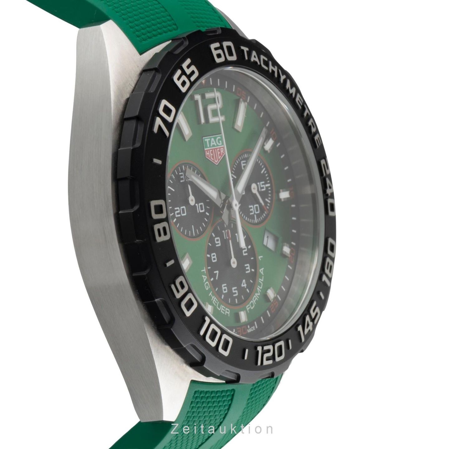 TAG Heuer Formula 1 Quartz CAZ101AP.FT8056 (Unknown (random serial)) - Green dial 43 mm Steel case (6/8)