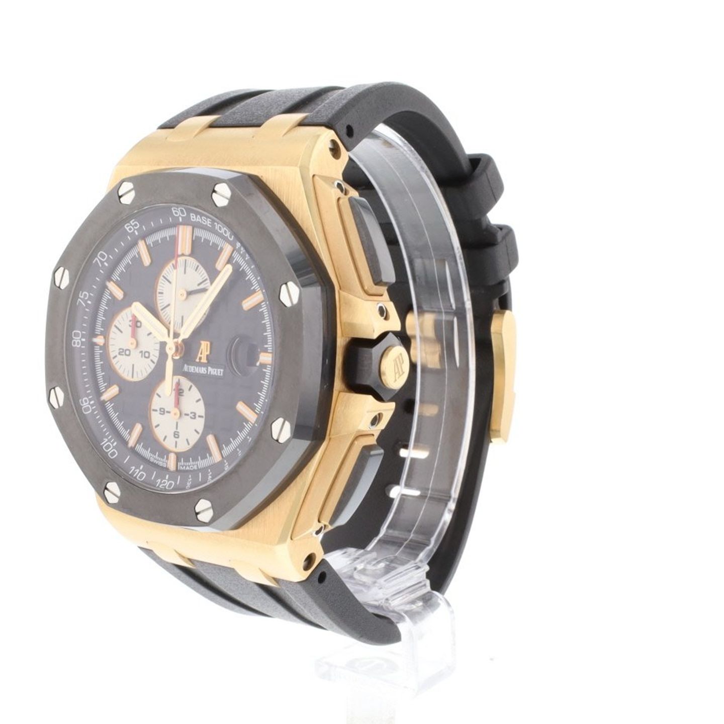 Audemars Piguet Royal Oak Offshore Chronograph 26400RO.OO.A002CA.01 (2013) - Black dial 44 mm Rose Gold case (2/5)