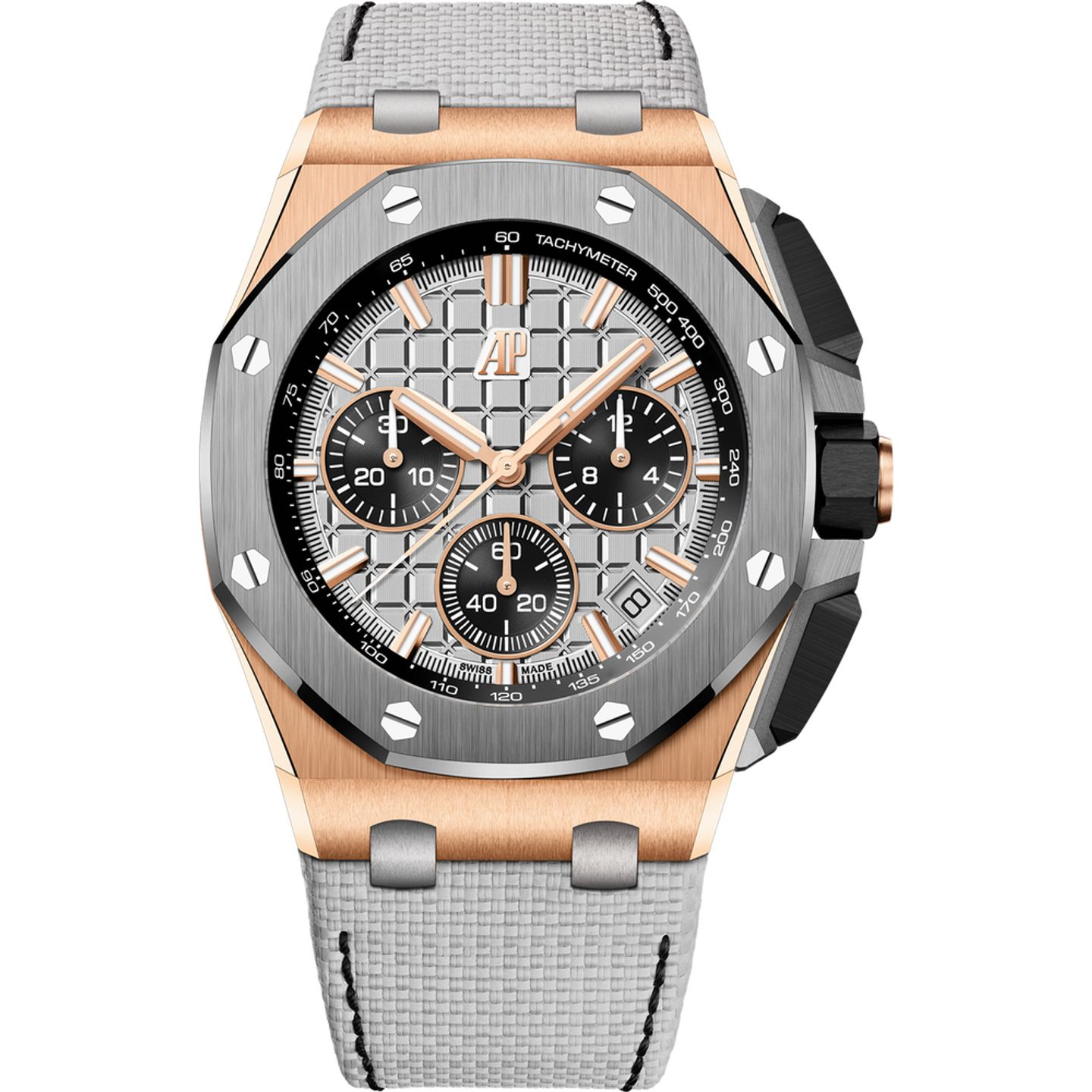 Audemars Piguet Royal Oak Offshore 26420OI.OO.A015VE.01 (2025) - Grijs wijzerplaat 43mm Roségoud (1/1)