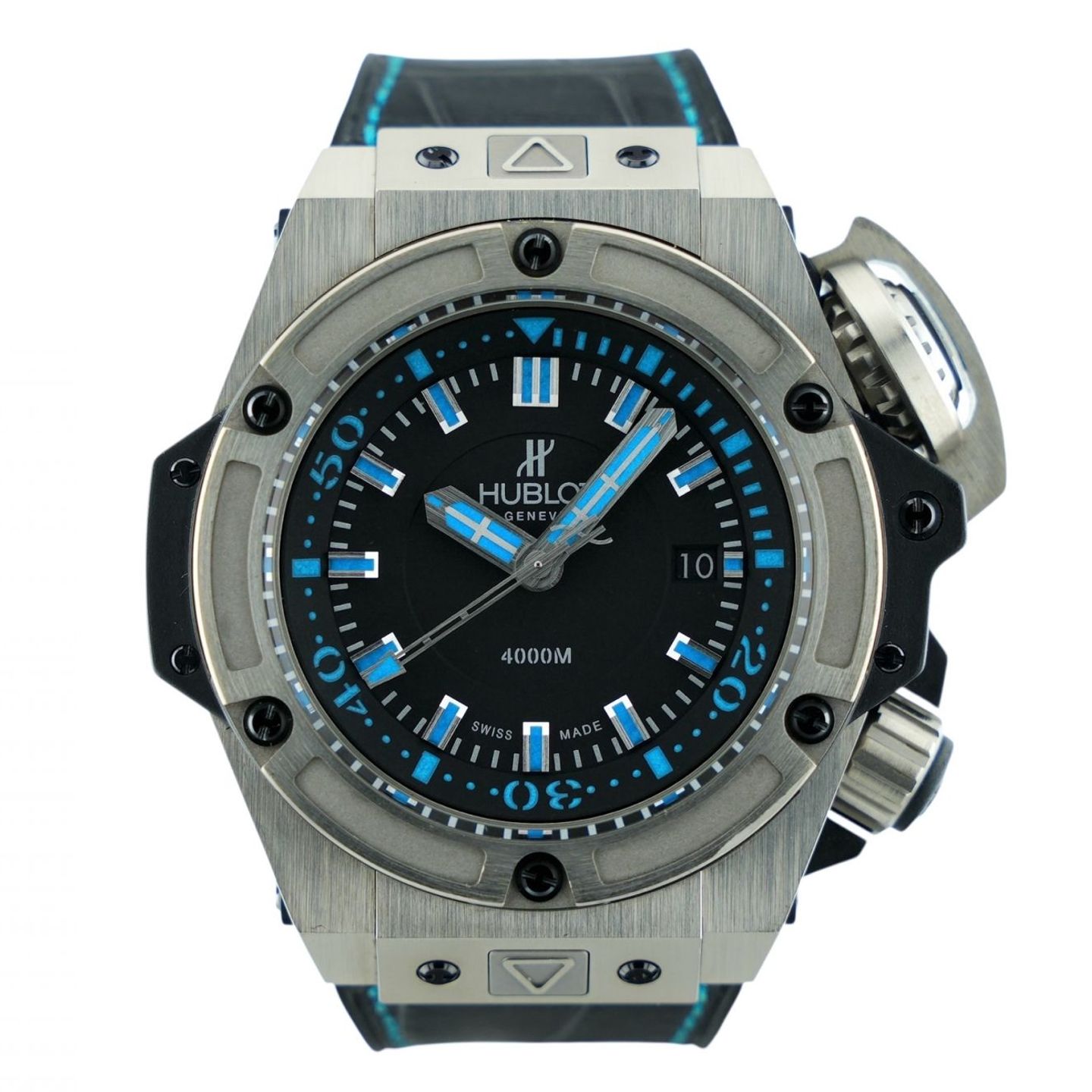 Hublot King Power 731.NX.1170.GR.CARI2 (2017) - Black dial 48 mm Titanium case (1/8)