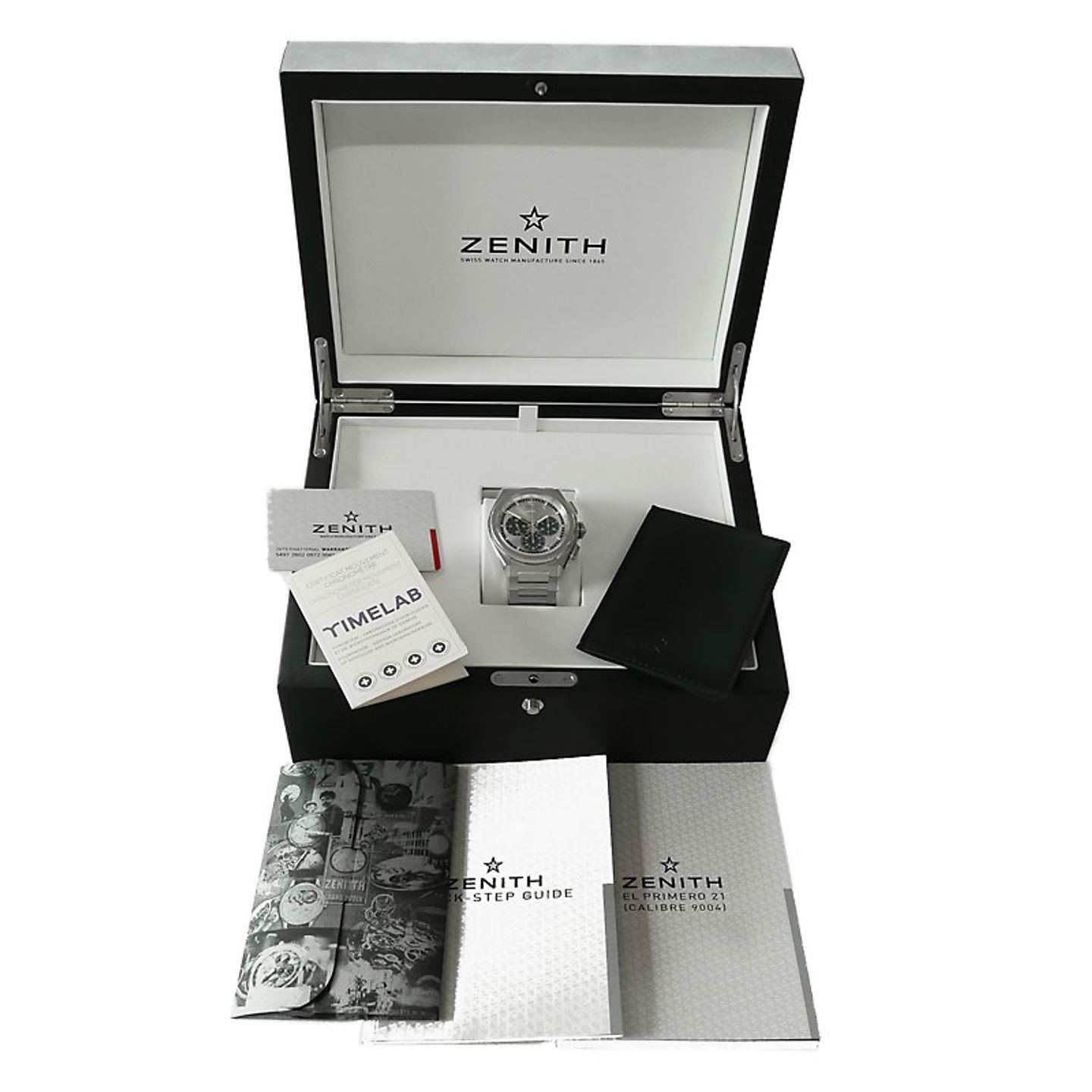 Zenith Defy El Primero 95.9001.9004/01.R582 (2008) - Silver dial 44 mm Titanium case (5/5)