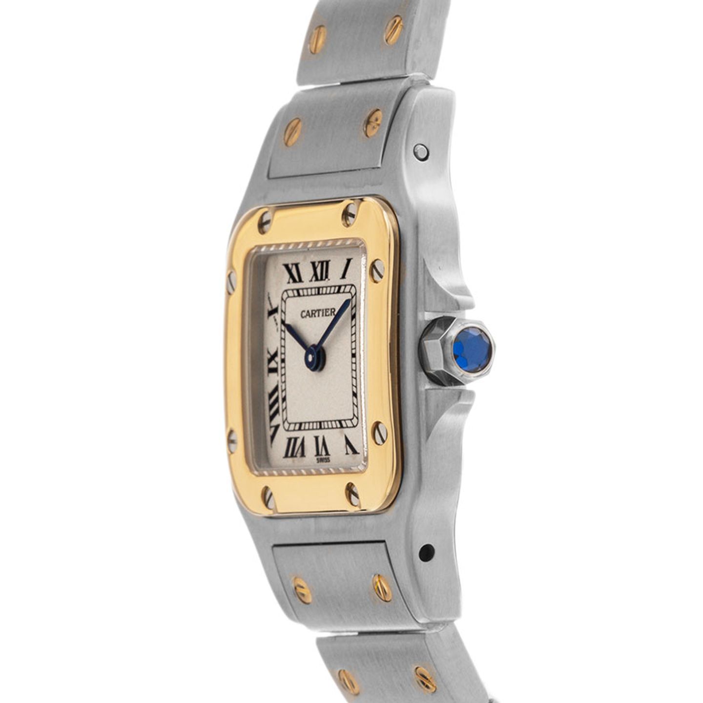 Cartier Santos Galbée 1567 (1994) - 24mm Goud/Staal (4/8)