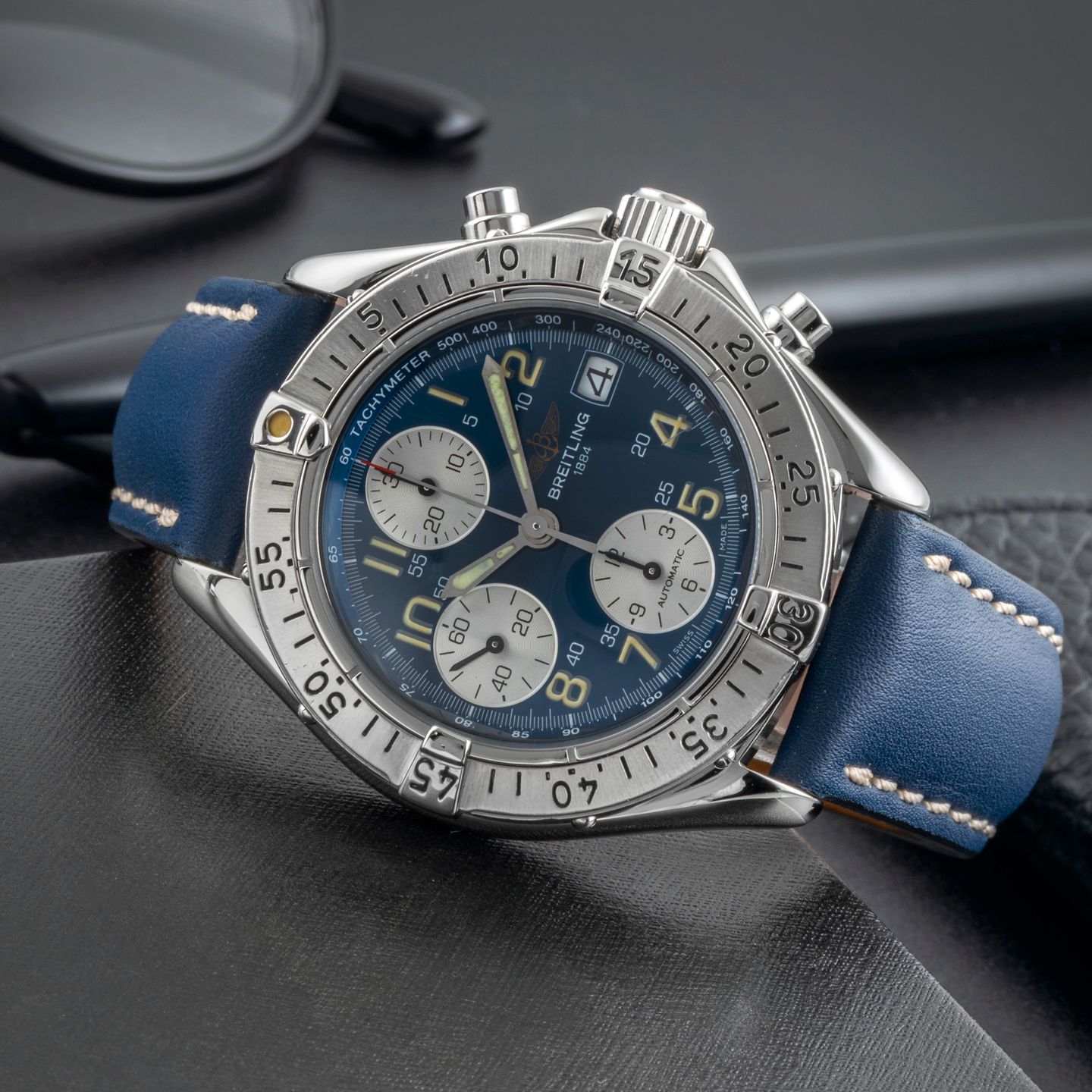 Breitling Colt Chronograph A13035.1 (1998) - 41 mm Steel case (2/8)