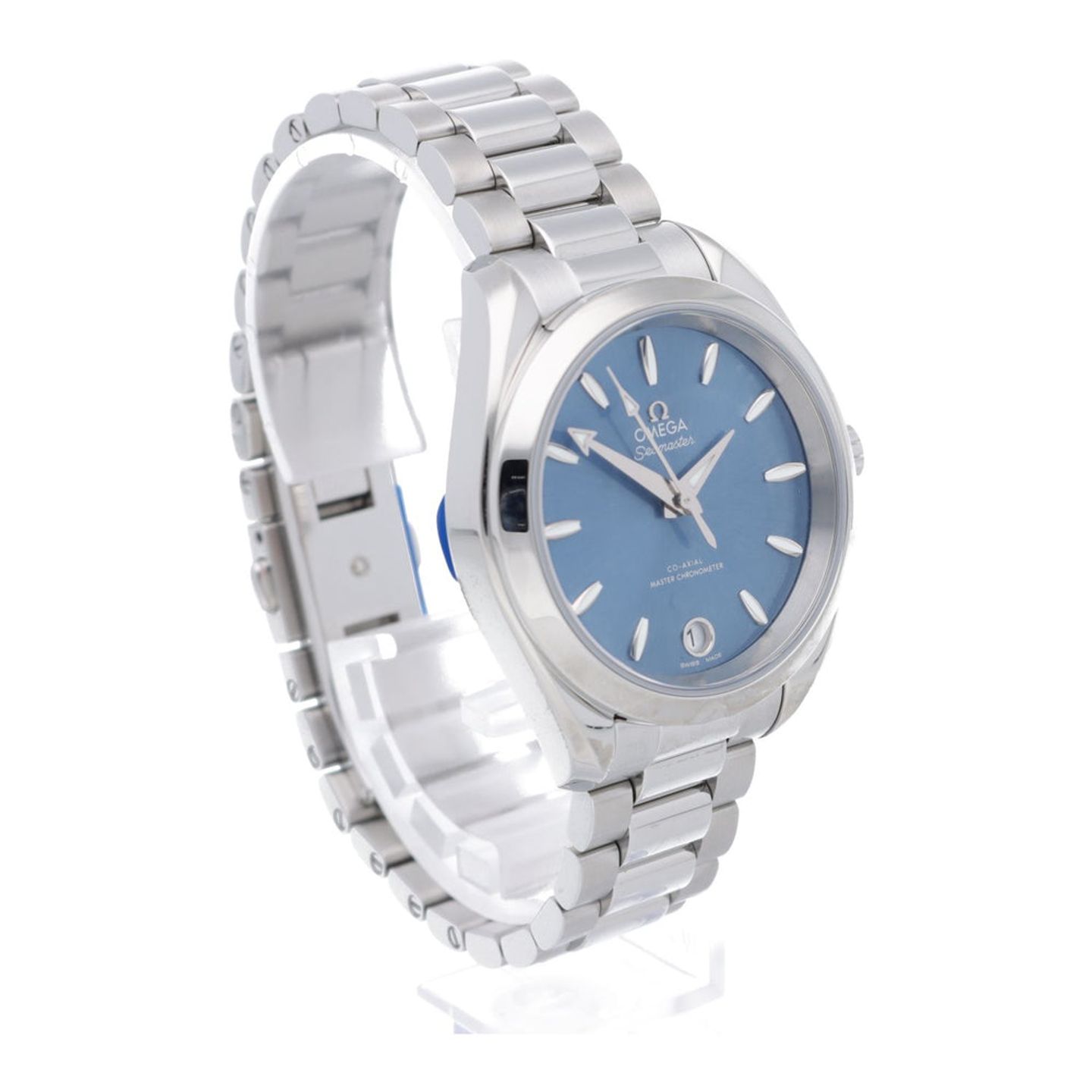 Omega Seamaster Aqua Terra 220.10.34.20.03.002 (2025) - Blauw wijzerplaat 34mm Staal (7/7)