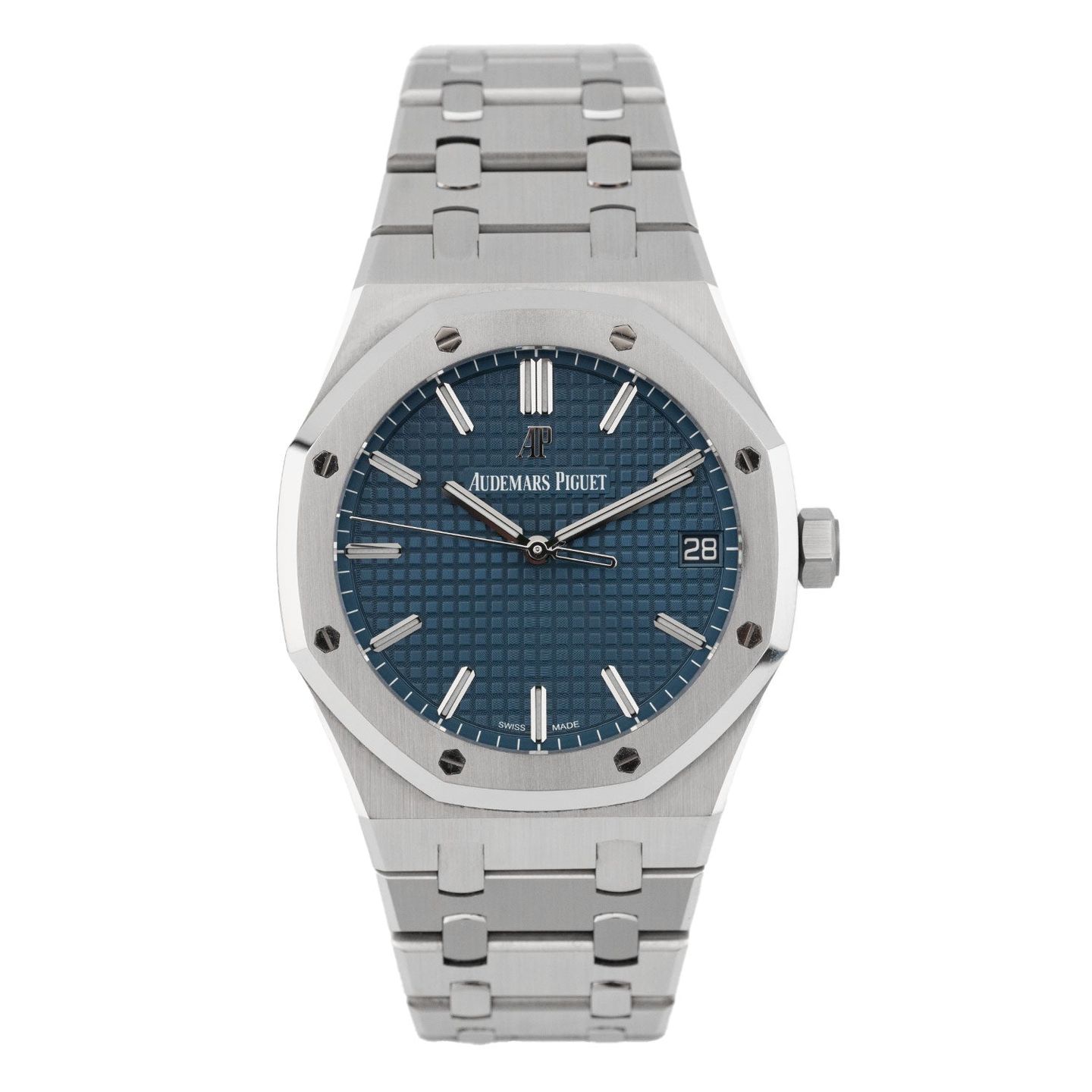 Audemars Piguet Royal Oak 15500ST.OO.1220ST.01 (2020) - Blauw wijzerplaat 41mm Staal (1/6)