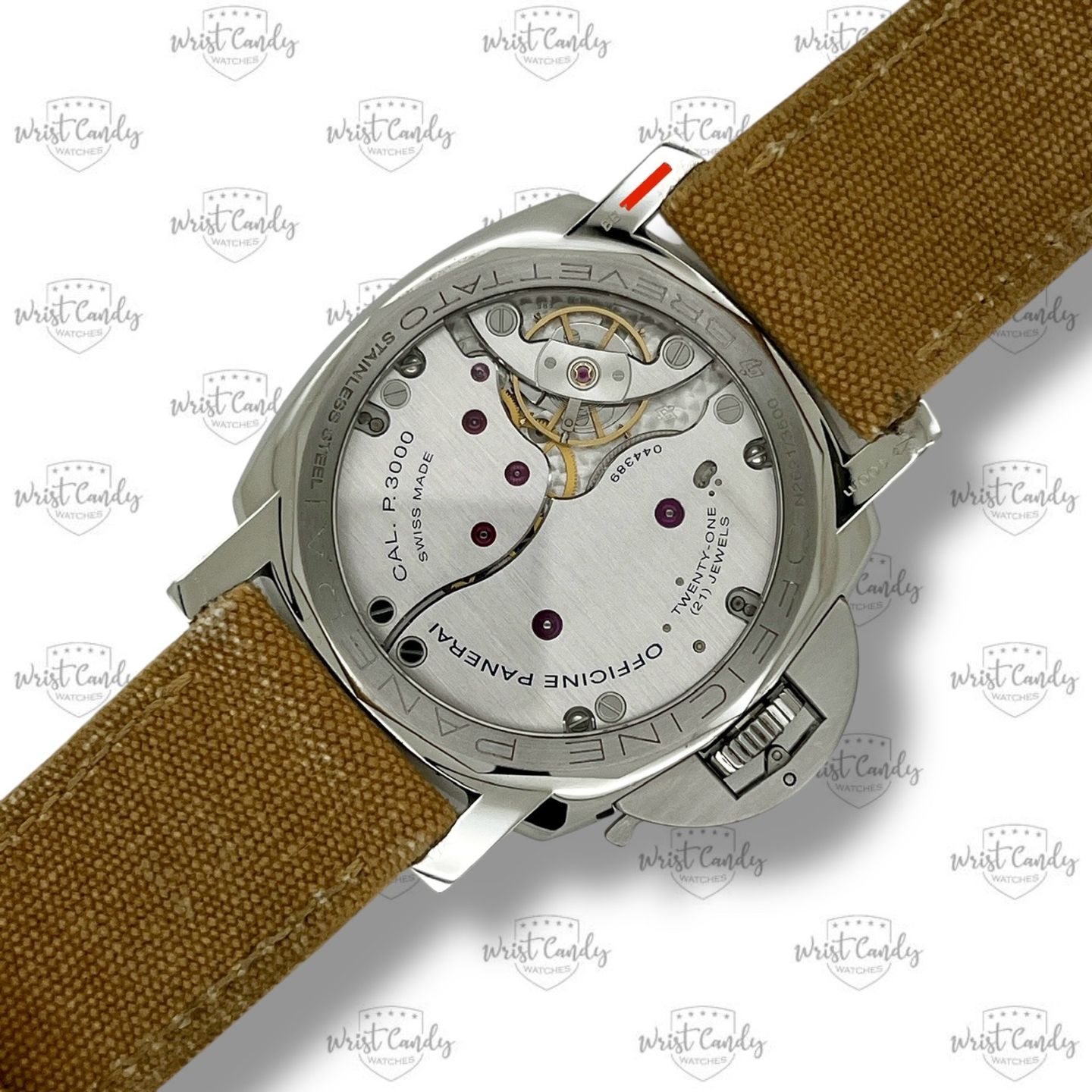 Panerai Luminor 1950 PAM00372 (2012) - Zwart wijzerplaat 47mm Staal (5/8)