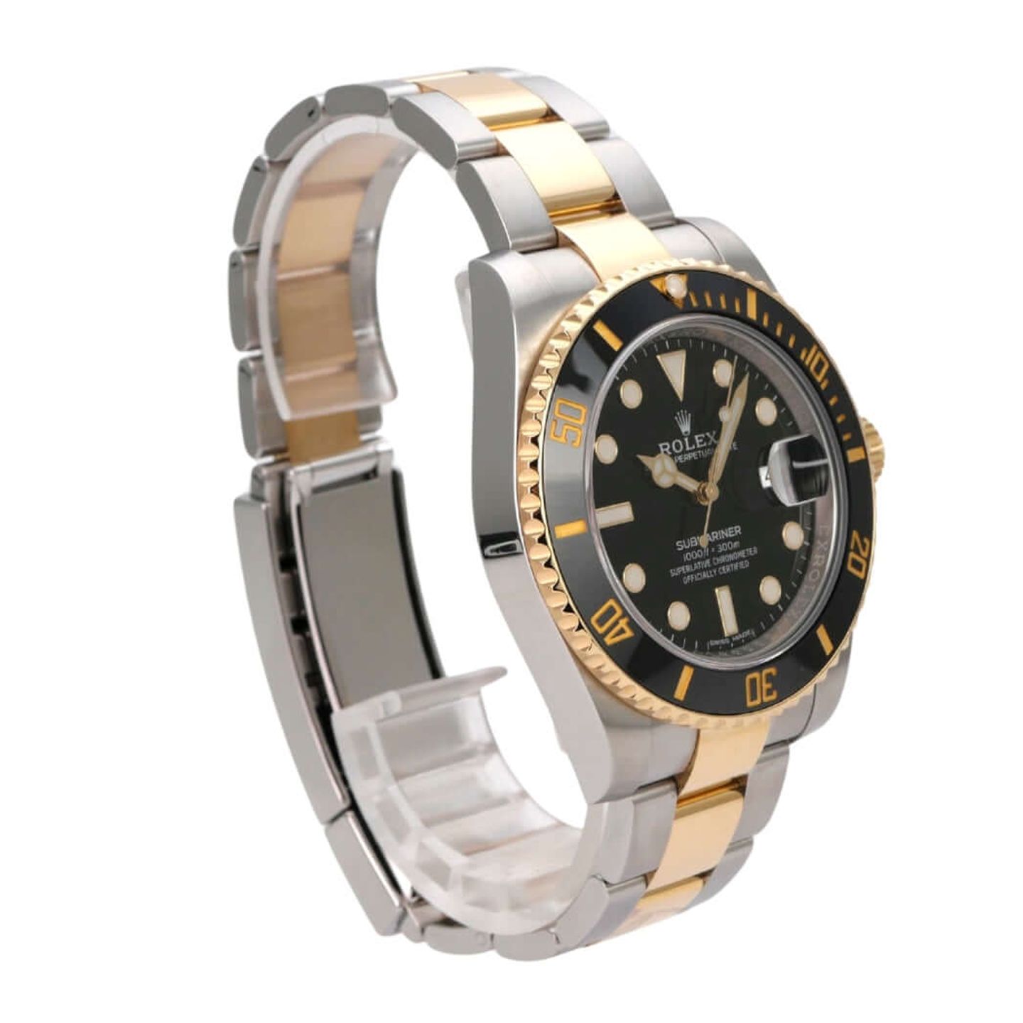 Rolex Submariner Date 116613LN (2017) - Black dial 40 mm Gold/Steel case (4/8)