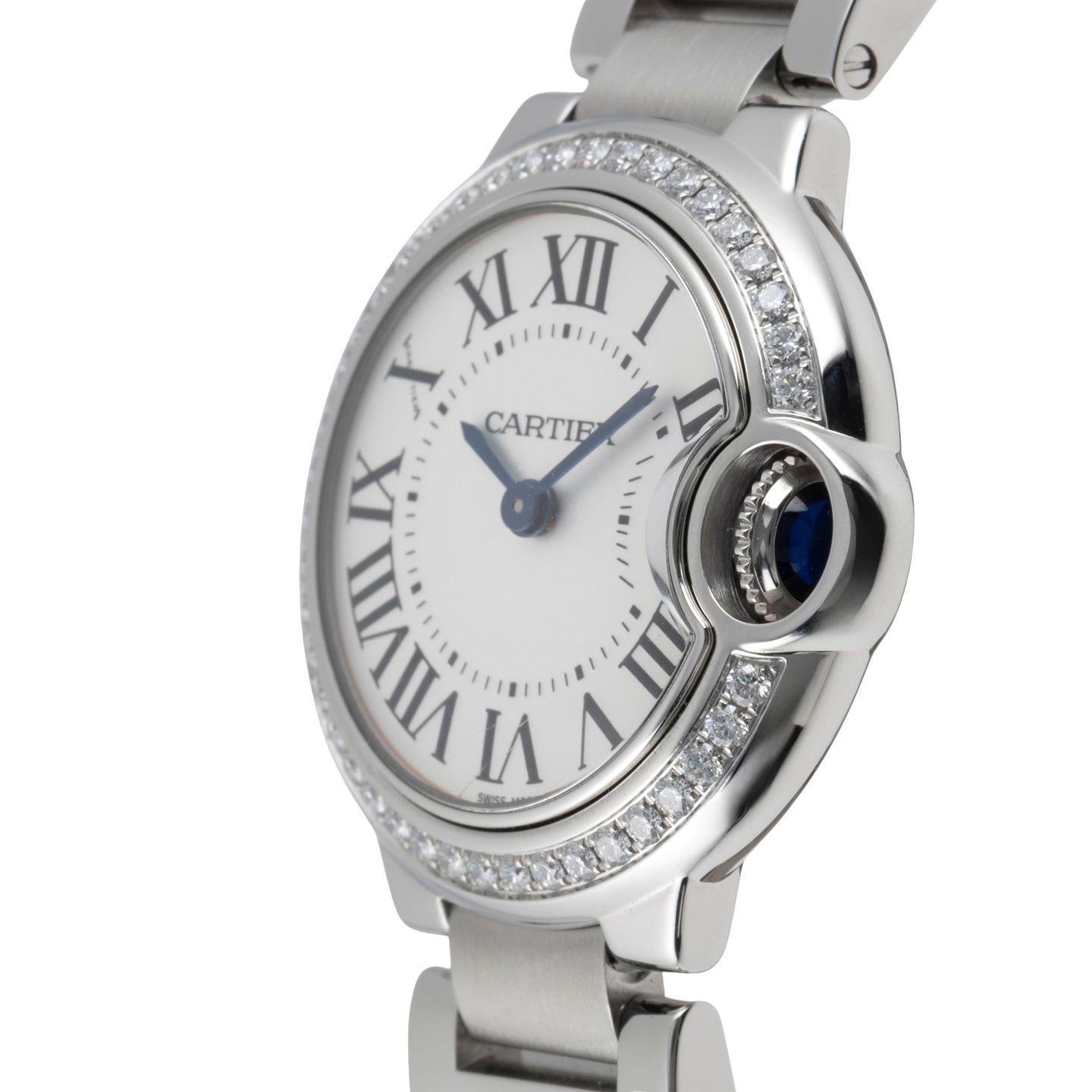 Cartier Ballon Bleu 28mm W4BB0015 (Onbekend (willekeurig serienummer)) - Zilver wijzerplaat 29mm Staal (6/8)