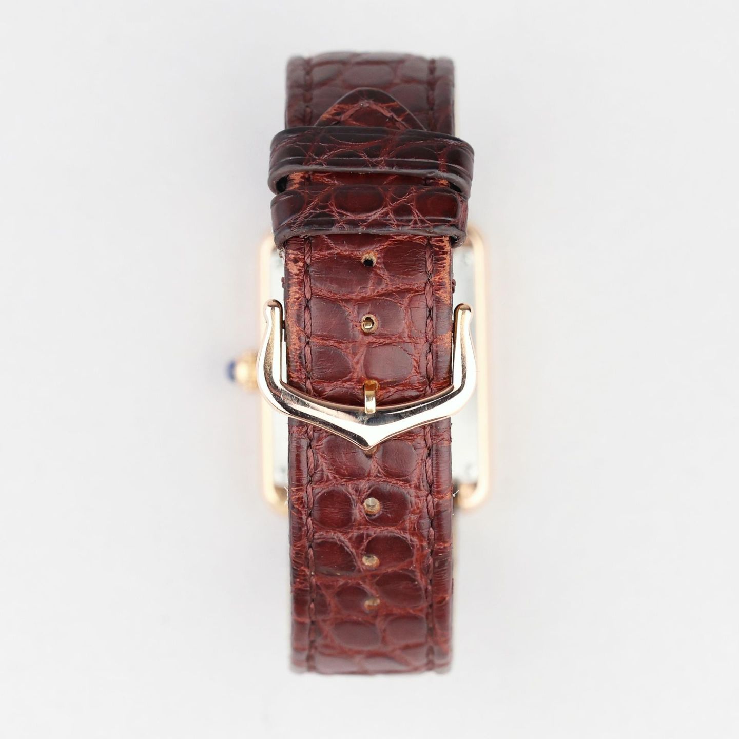 Cartier Tank Solo W5200024 (2018) - Silver dial 31 mm Rose Gold case (7/8)