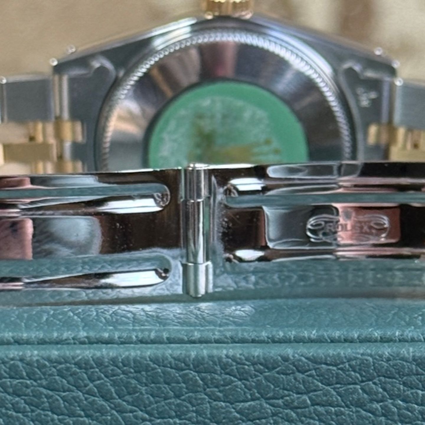 Rolex Datejust 31 68273 (1985) - Champagne dial 31 mm Gold/Steel case (6/8)