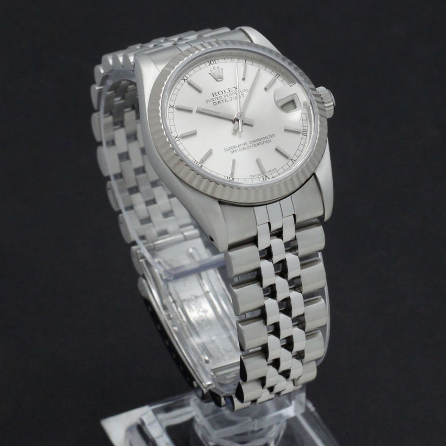 Rolex Datejust 31 68274 (1988) - Silver dial 31 mm Steel case (6/7)