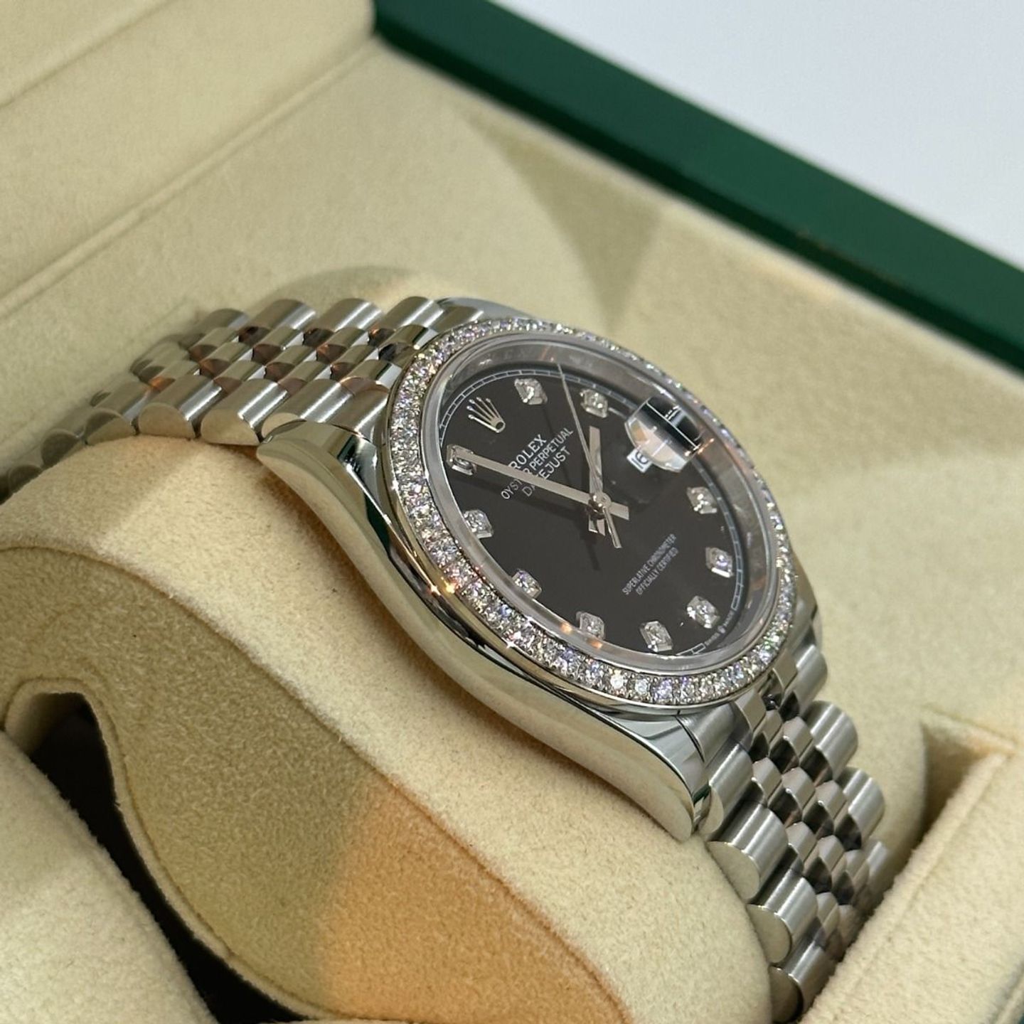 Rolex Datejust 36 126284RBR (2024) - Zwart wijzerplaat 36mm Staal (7/8)