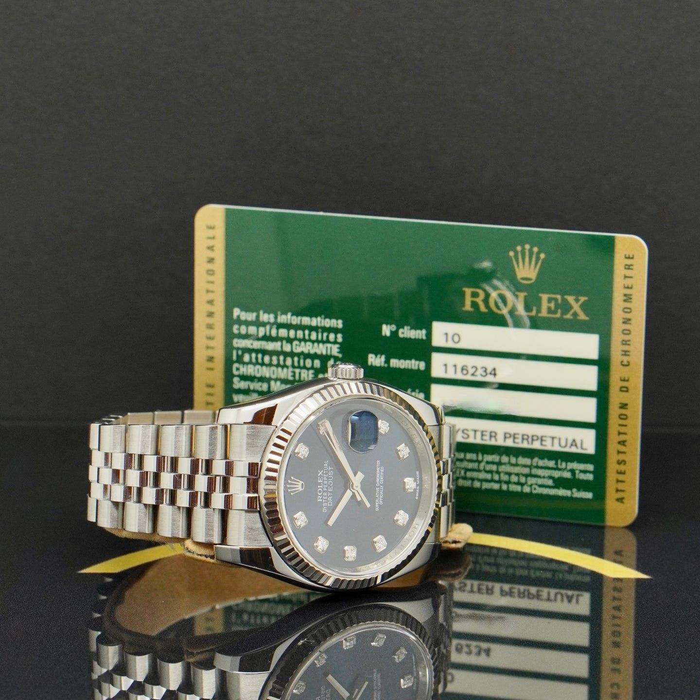 Rolex Datejust 36 116234 (2012) - Blauw wijzerplaat 36mm Staal (5/7)