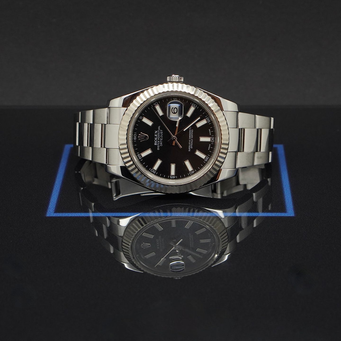 Rolex Datejust II 116334 (2011) - Blue dial 41 mm Steel case (6/8)