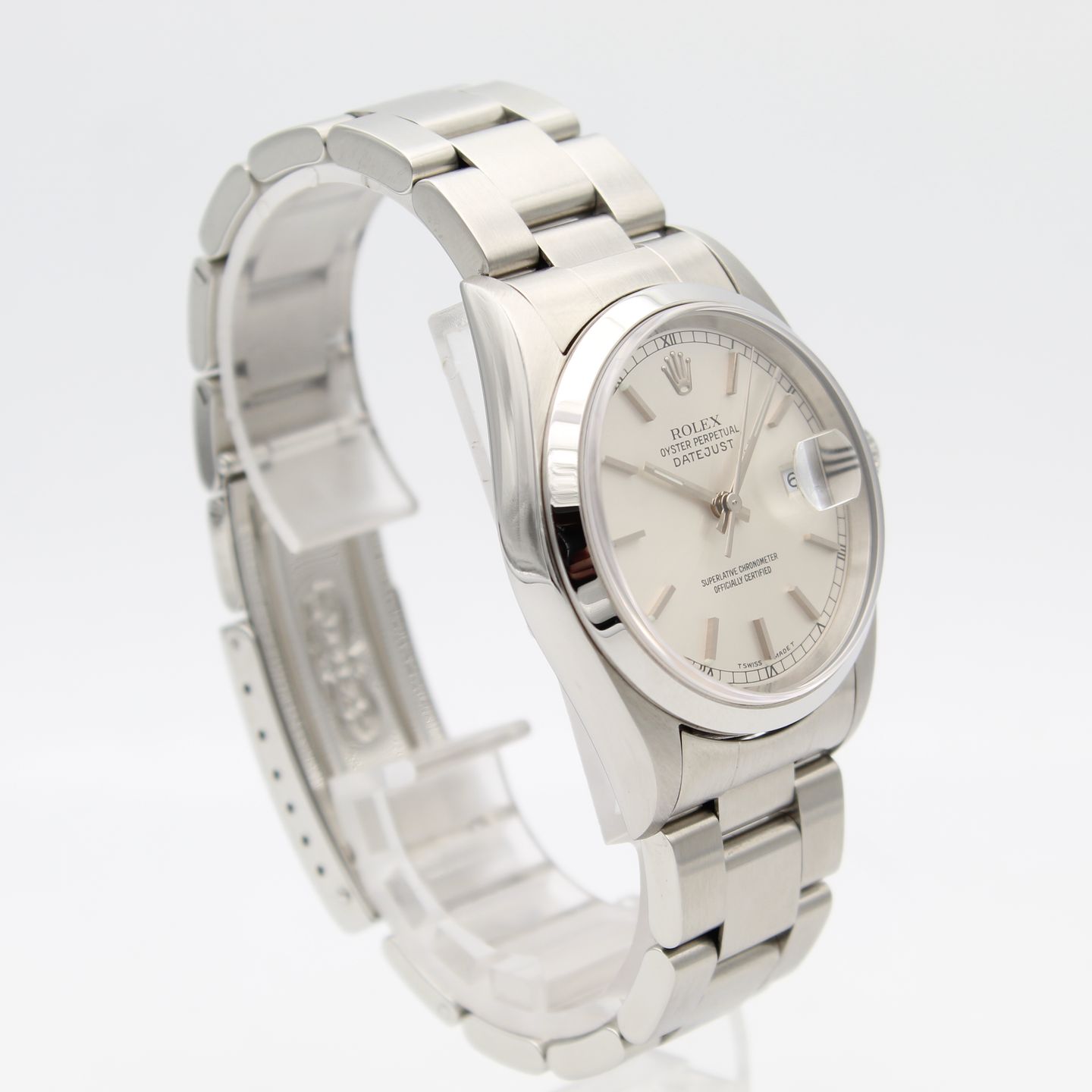 Rolex Datejust 36 16200 (1999) - Silver dial 36 mm Steel case (2/8)