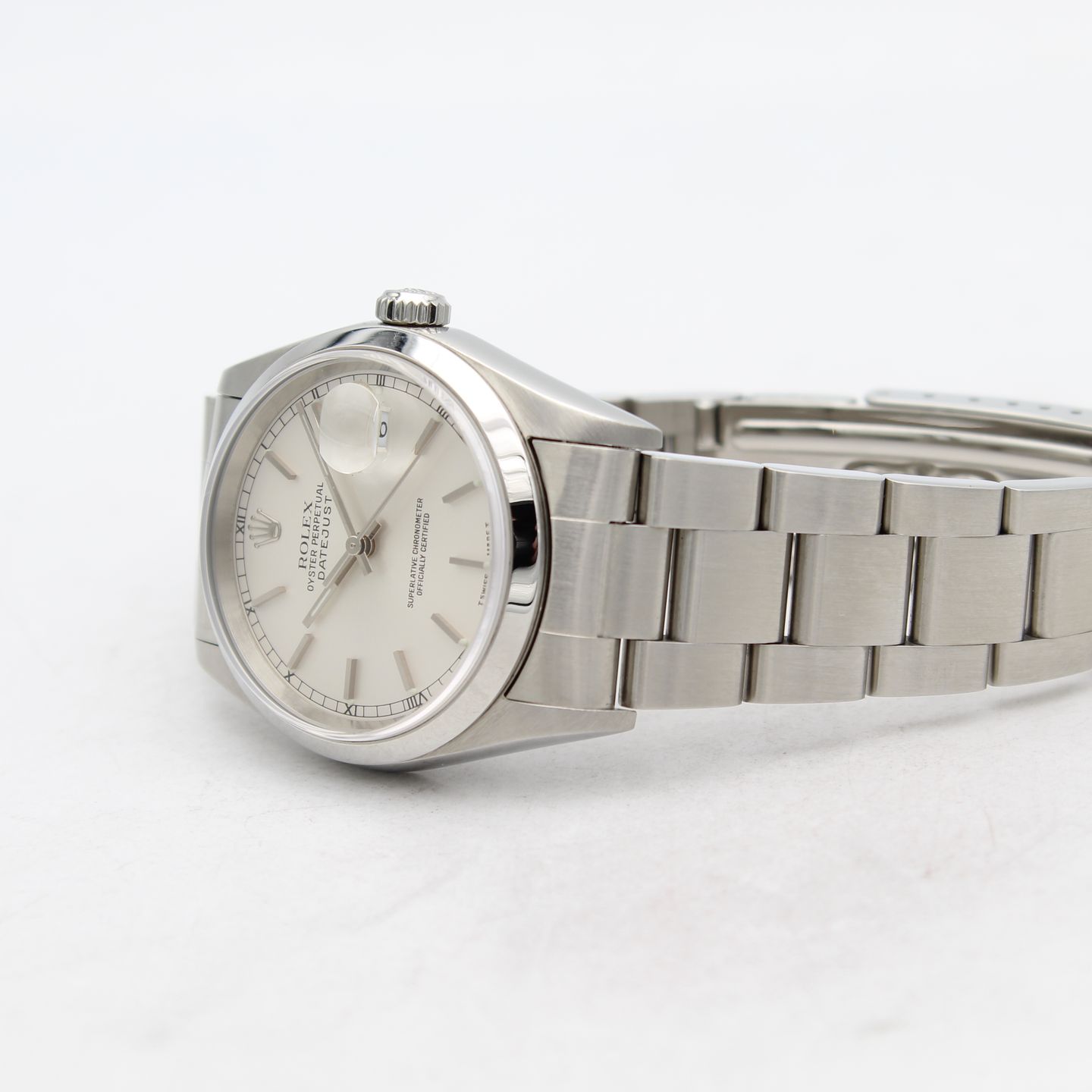 Rolex Datejust 36 16200 (1999) - Silver dial 36 mm Steel case (6/8)