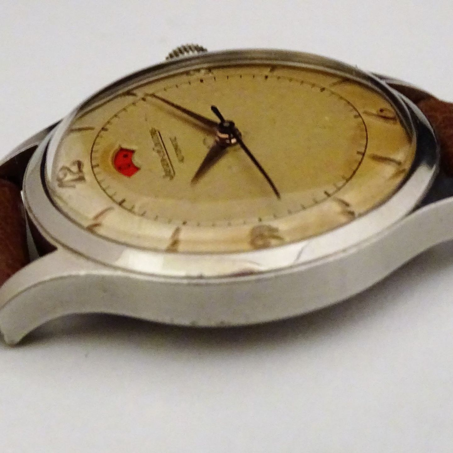 Jaeger-LeCoultre Vintage Unknown (1950) - Champagne dial 33 mm Steel case (6/8)