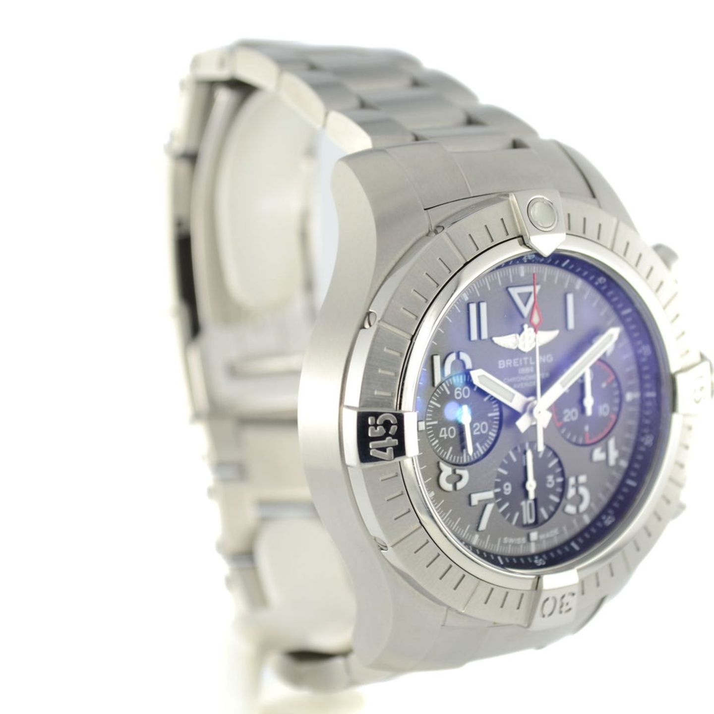 Breitling Avenger AB01821A1B1A1 (2023) - Black dial 45 mm Steel case (6/7)