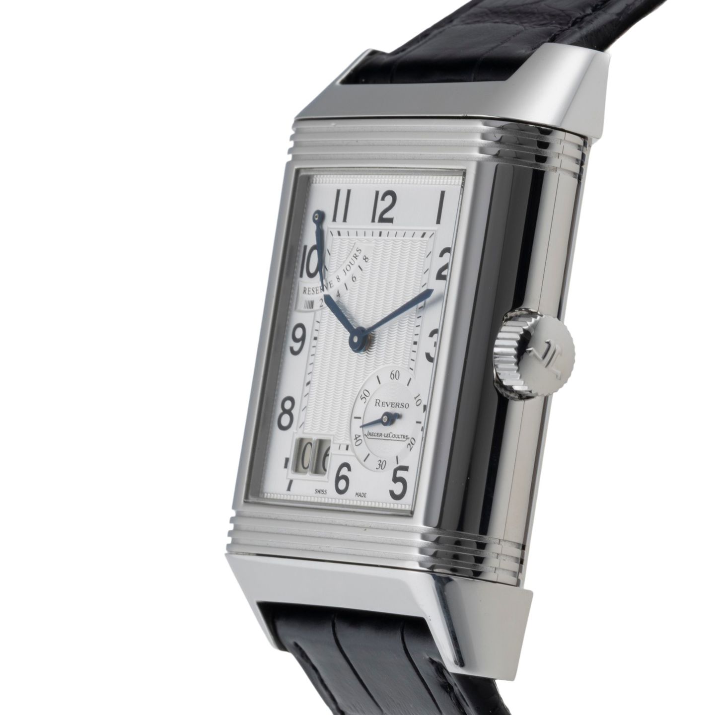 Jaeger-LeCoultre Reverso Q3008420  240.8.15 (2005) - Silver dial 23 mm Steel case (6/8)