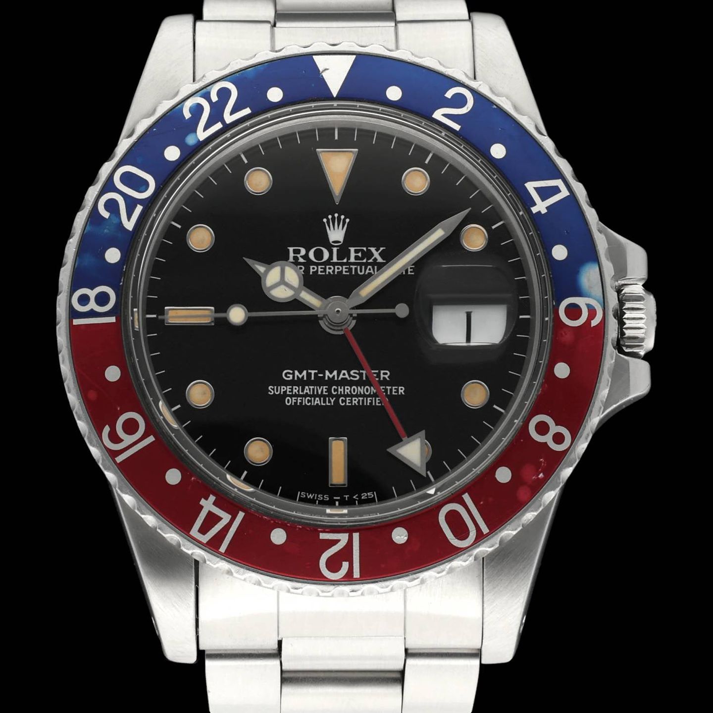 Rolex GMT-Master 16750 (1988) - Black dial 40 mm Steel case (1/8)