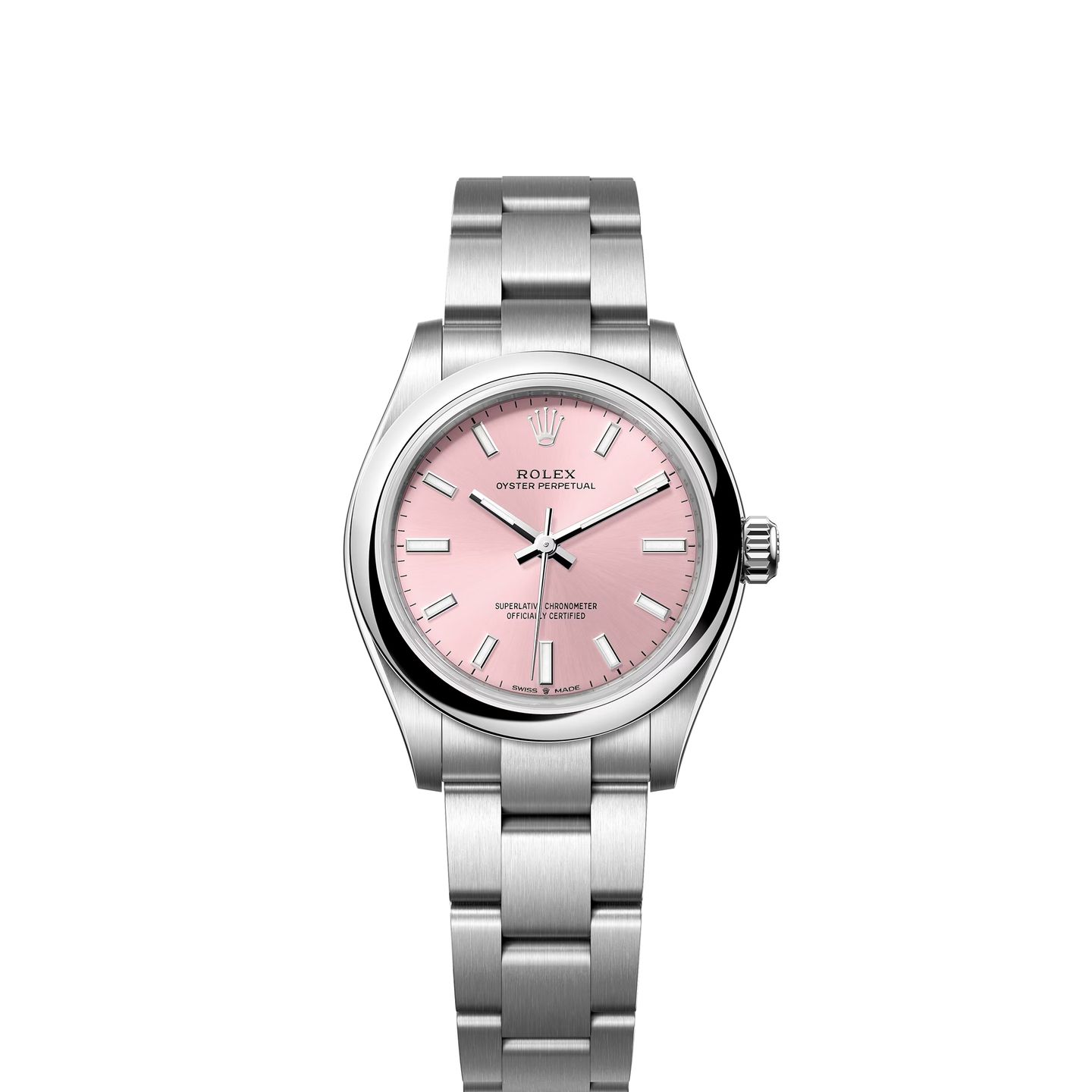 Rolex Oyster Perpetual 31 277200 (2024) - Roze wijzerplaat 31mm Staal (1/1)