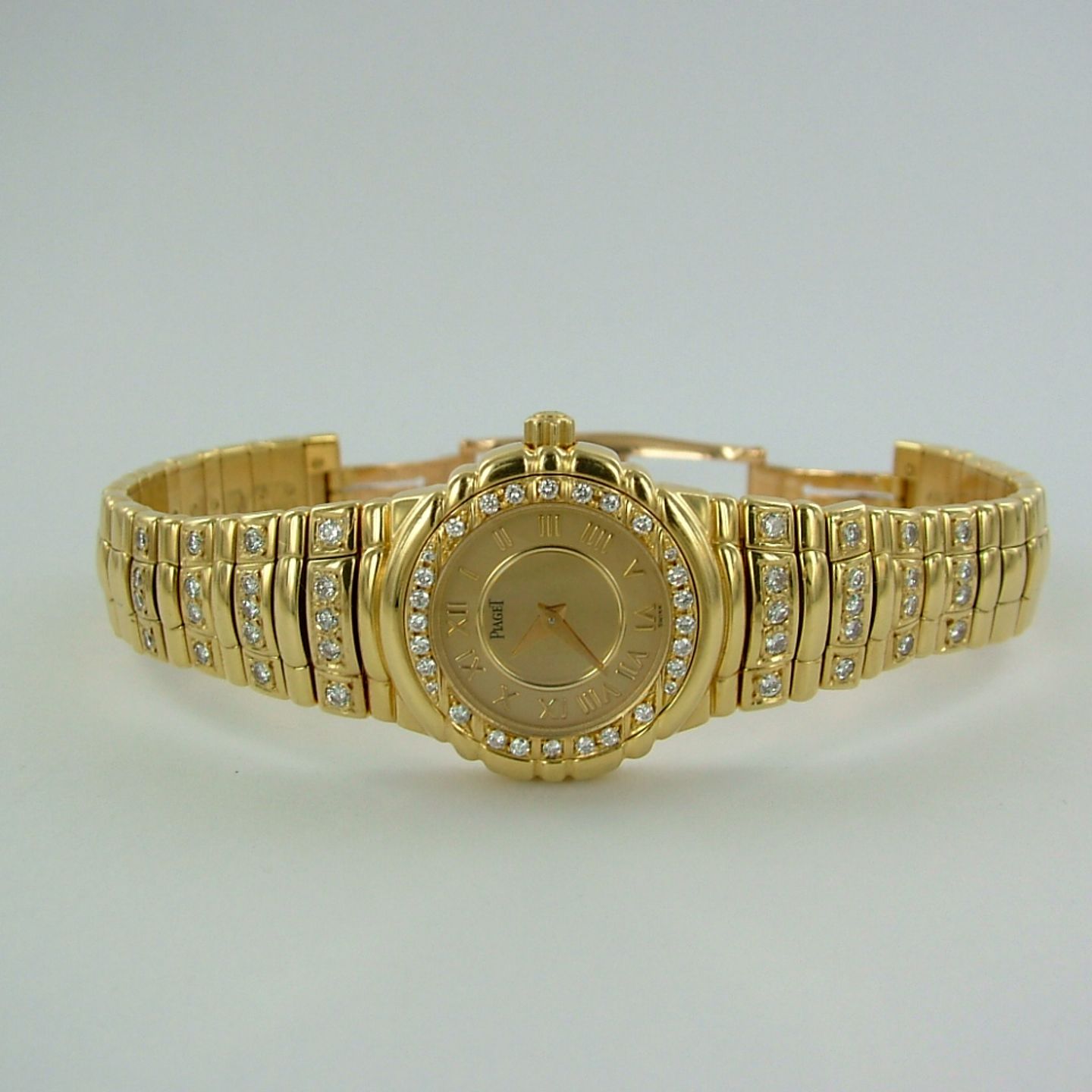 Piaget Unknown - (2004) - Gold dial 25 mm Yellow Gold case (1/8)