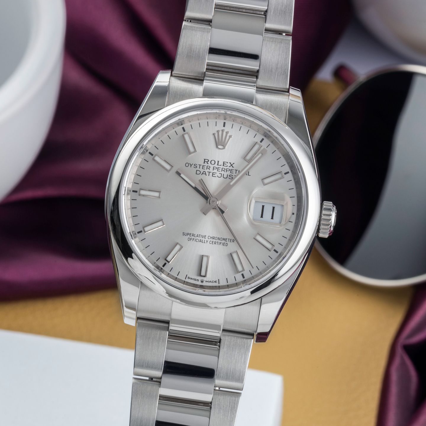 Rolex Datejust 36 126200 (2020) - 36mm Staal (3/8)