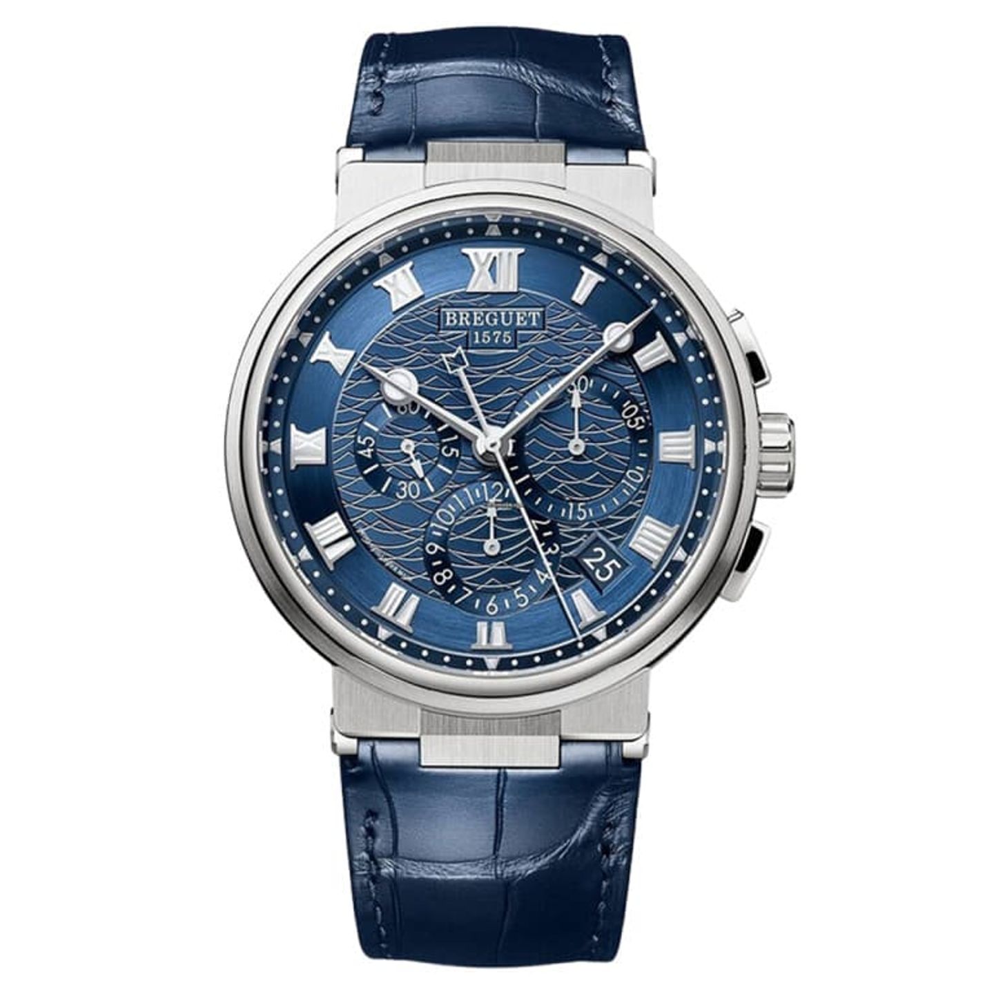 Breguet Marine 5527BB/Y2/9WV (2024) - Blauw wijzerplaat Onbekend Witgoud (1/1)