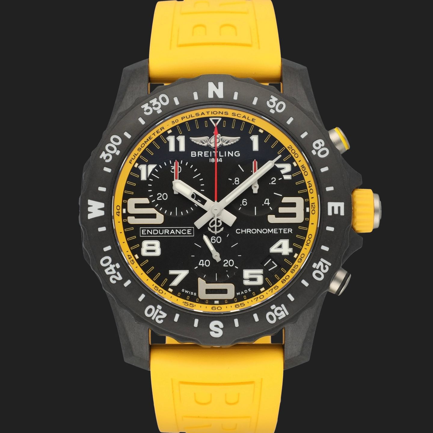 Breitling Endurance Pro X82310A41B1S1 (2024) - Zwart wijzerplaat 44mm Plastic (3/8)