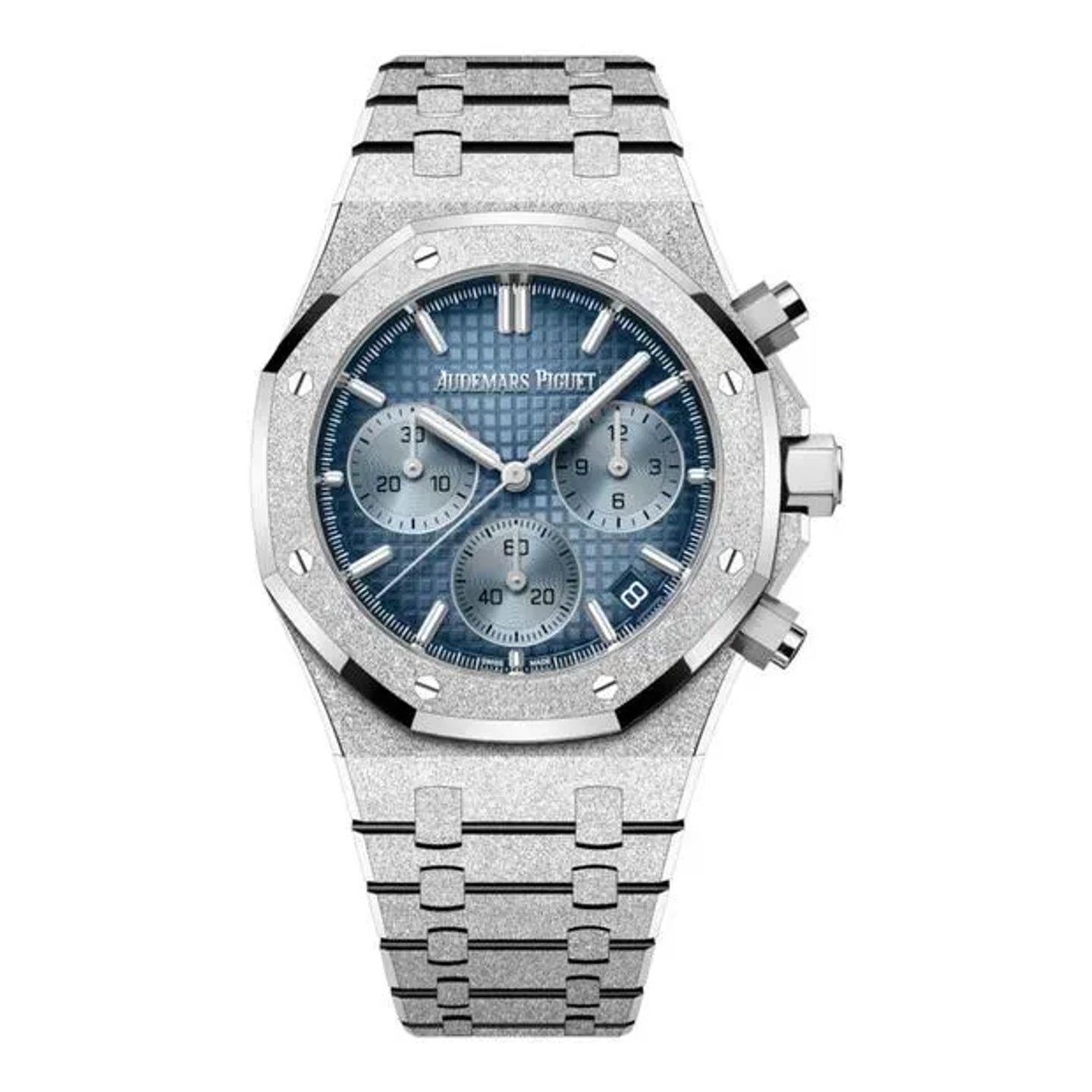 Audemars Piguet Royal Oak Chronograph 26240BC.GG.1324BC.02 (2024) - Blue dial 41 mm White Gold case (3/6)