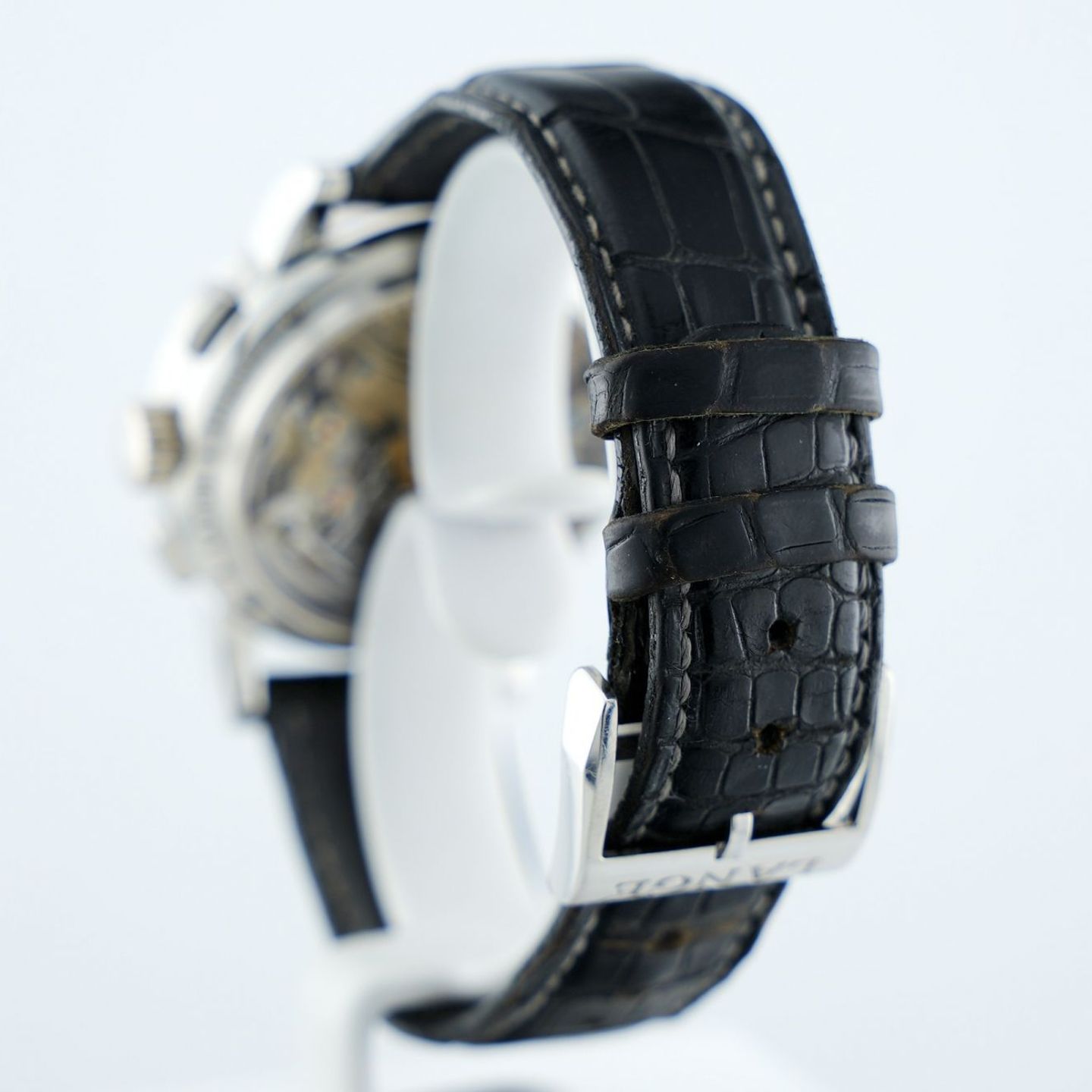 A. Lange & Söhne Datograph 403.035 (Onbekend (willekeurig serienummer)) - Zwart wijzerplaat 39mm Platina (4/8)