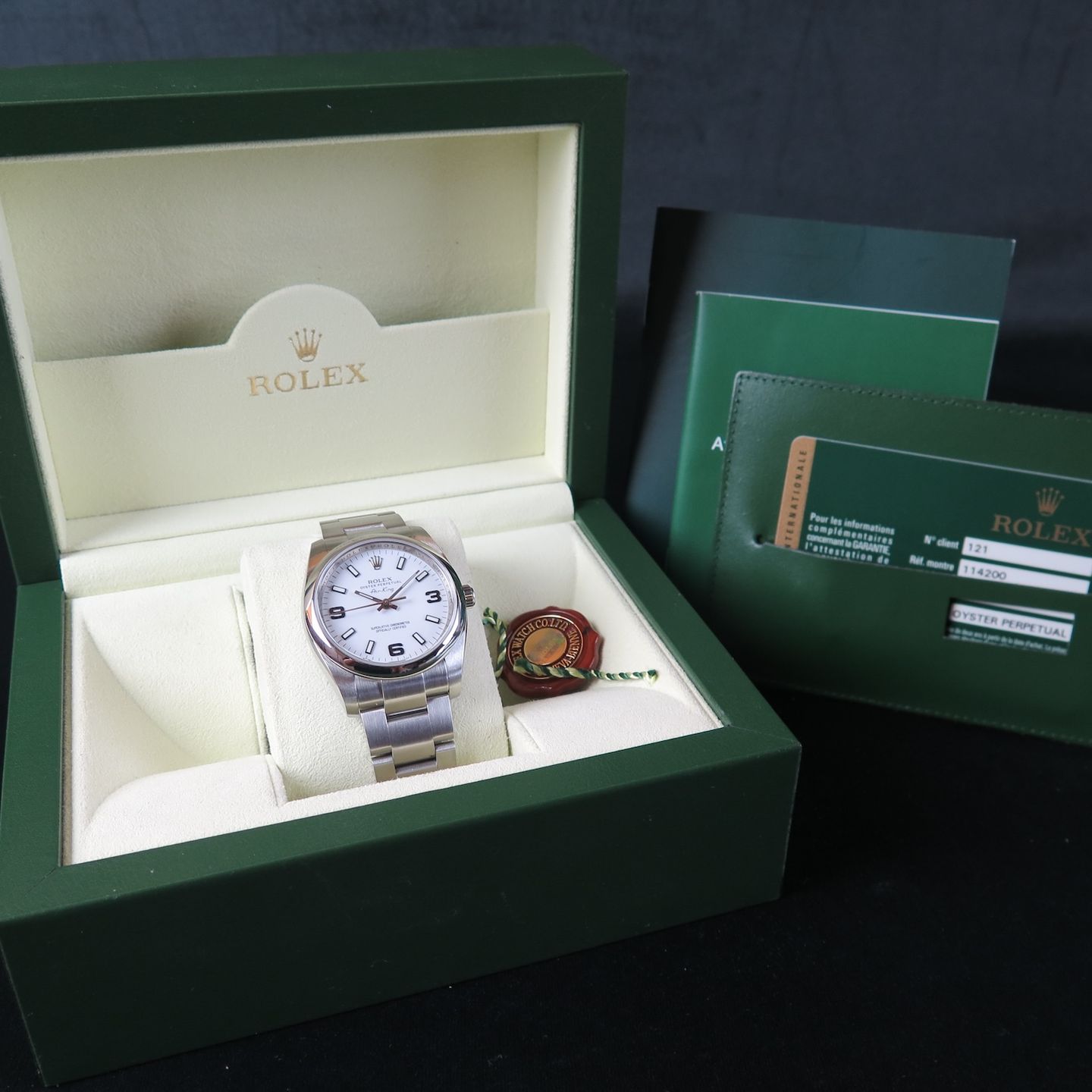 Rolex Oyster Perpetual 34 114200 (2012) - White dial 34 mm Steel case (8/8)