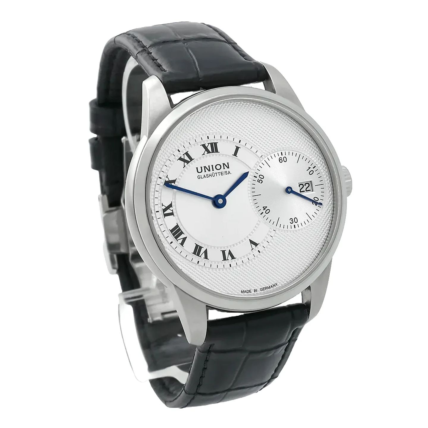 Union Glashütte 1893 Large Second D007.444.16.033.00 (2014) - Zilver wijzerplaat 42mm Staal (4/8)
