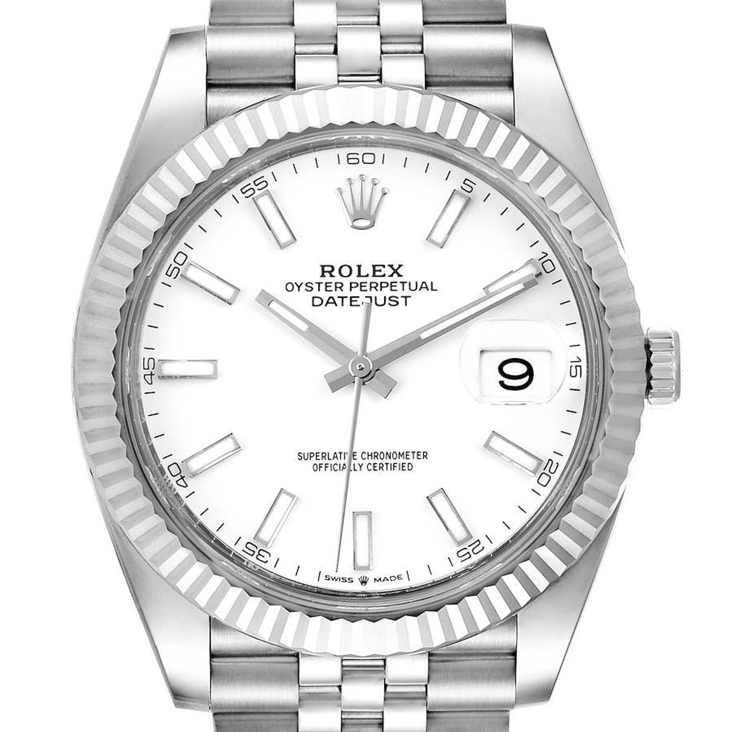 Rolex Datejust 41 126334 (2020) - White dial 41 mm Steel case (1/1)