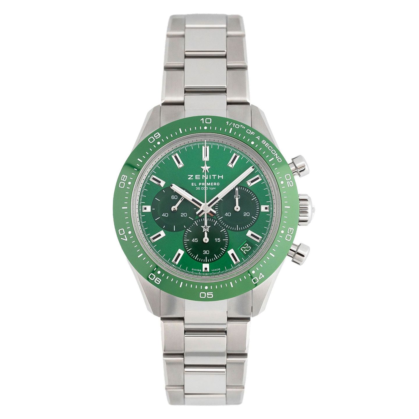 Zenith Chronomaster Sport 03.3107.3600/56.M3100 (Onbekend (willekeurig serienummer)) - Groen wijzerplaat (1/5)