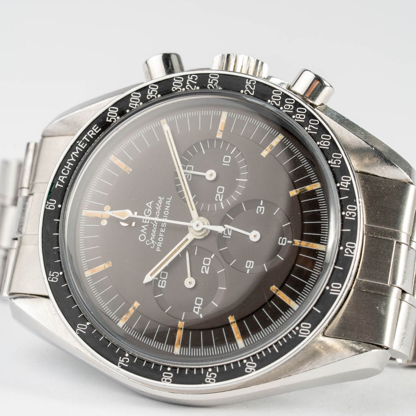 Omega Speedmaster Professional Moonwatch 145.012 (1967) - Black dial 42 mm Steel case (5/8)