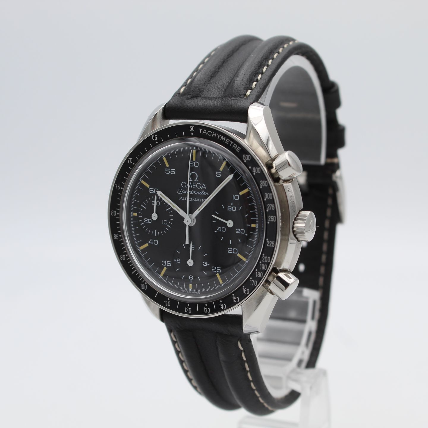 Omega Speedmaster Reduced 3810.50 (2022) - Zwart wijzerplaat 40mm Staal (3/8)