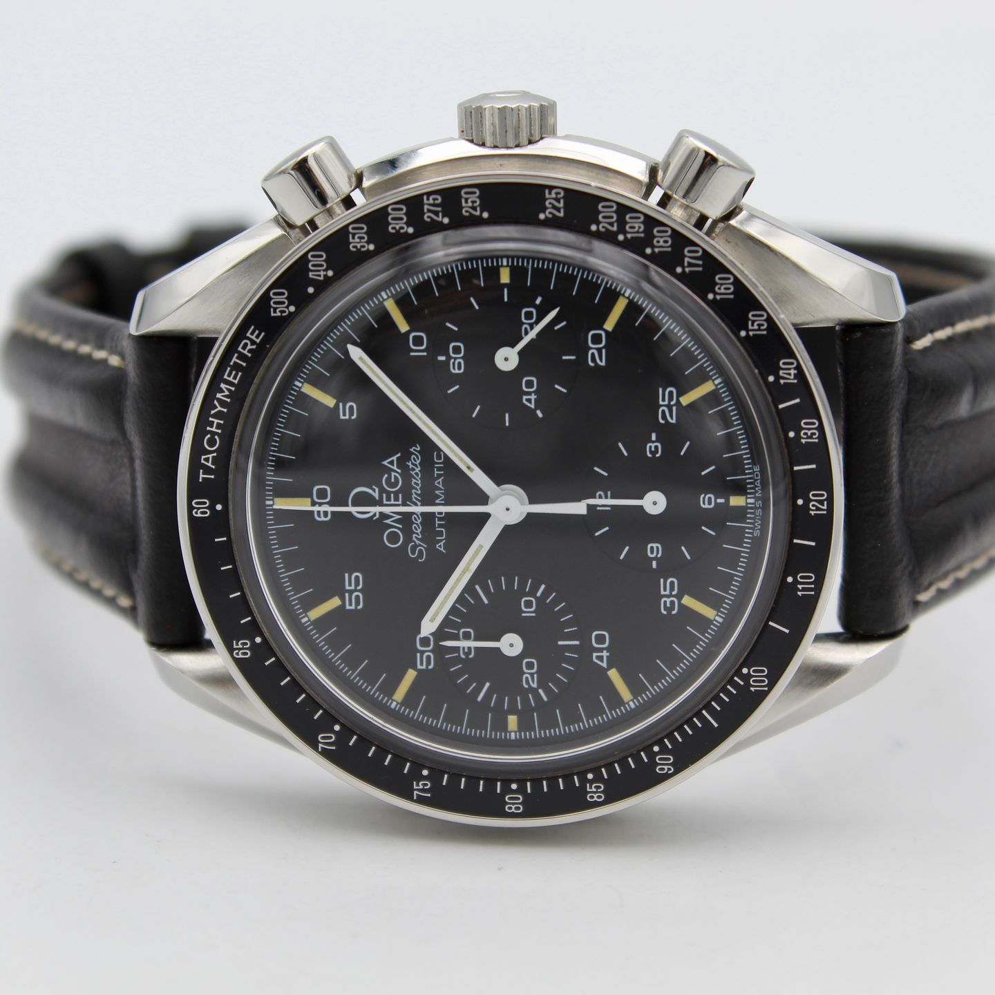 Omega Speedmaster Reduced 3810.50 (2022) - Zwart wijzerplaat 40mm Staal (5/8)