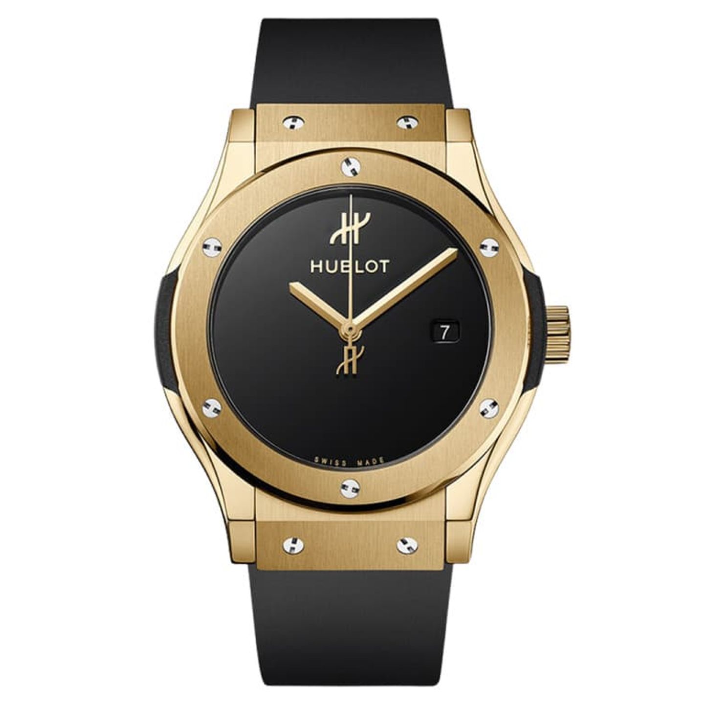 Hublot Classic Fusion 542.VX.1230.RX.MDM (2024) - Zwart wijzerplaat 42mm Geelgoud (1/1)