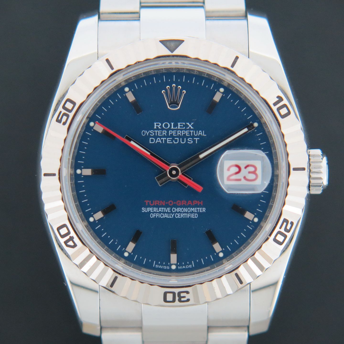 Rolex Datejust Turn-O-Graph 116264 (2009) - 36mm Staal (2/4)
