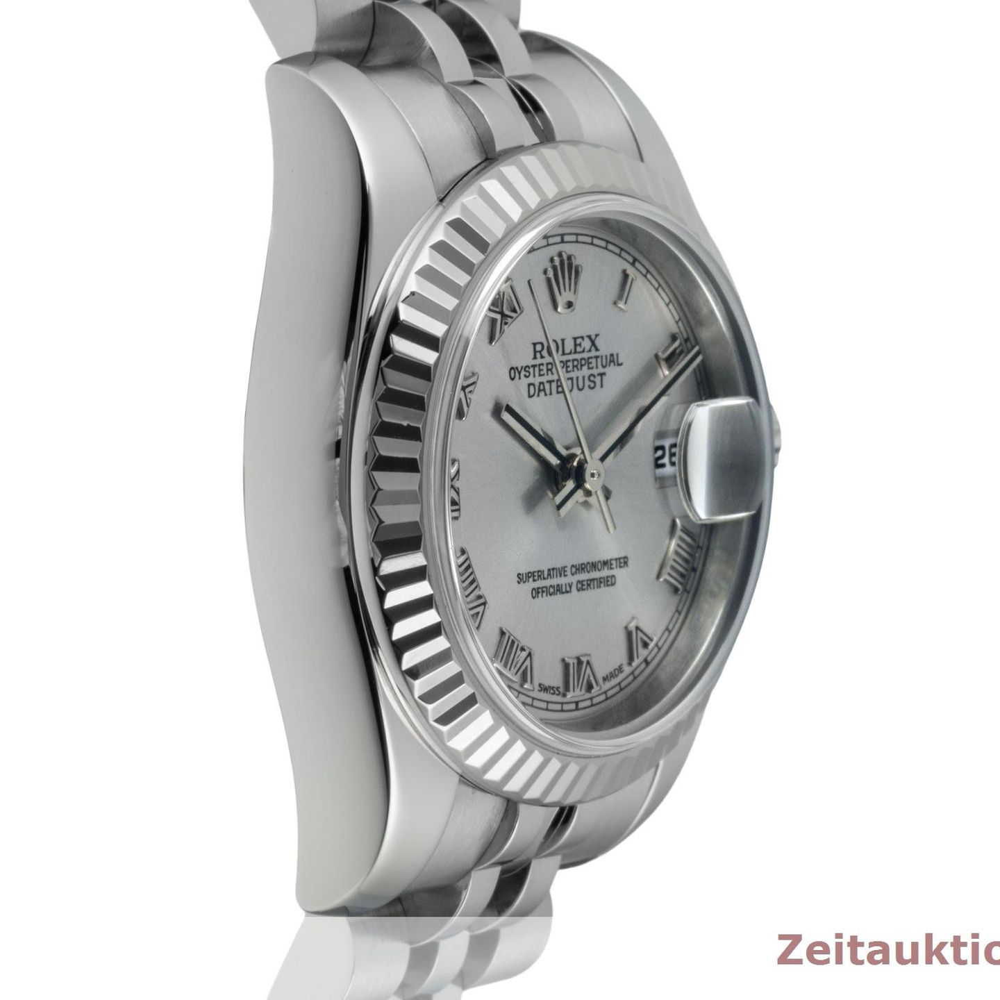 Rolex Lady-Datejust 179174 (2005) - Silver dial 26 mm Steel case (7/8)