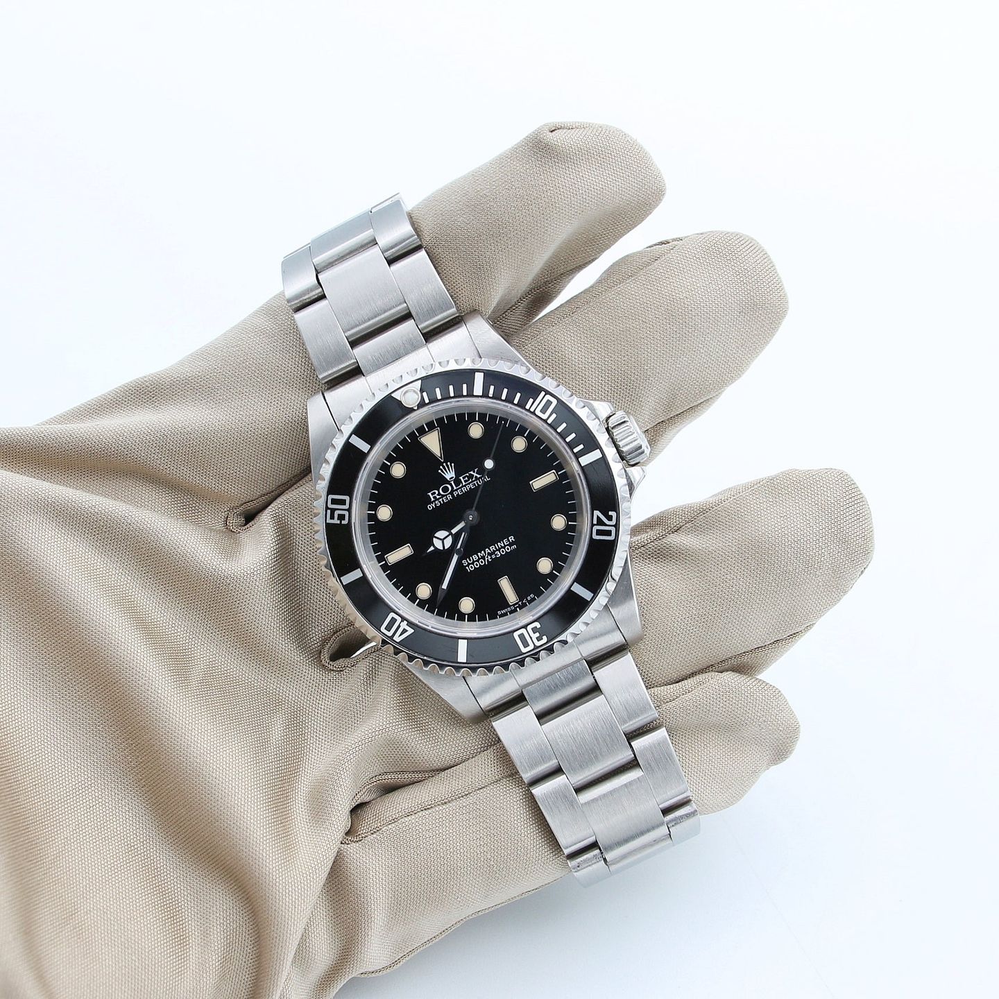 Rolex Submariner No Date 14060 (Onbekend (willekeurig serienummer)) - Zwart wijzerplaat 40mm Staal (7/8)