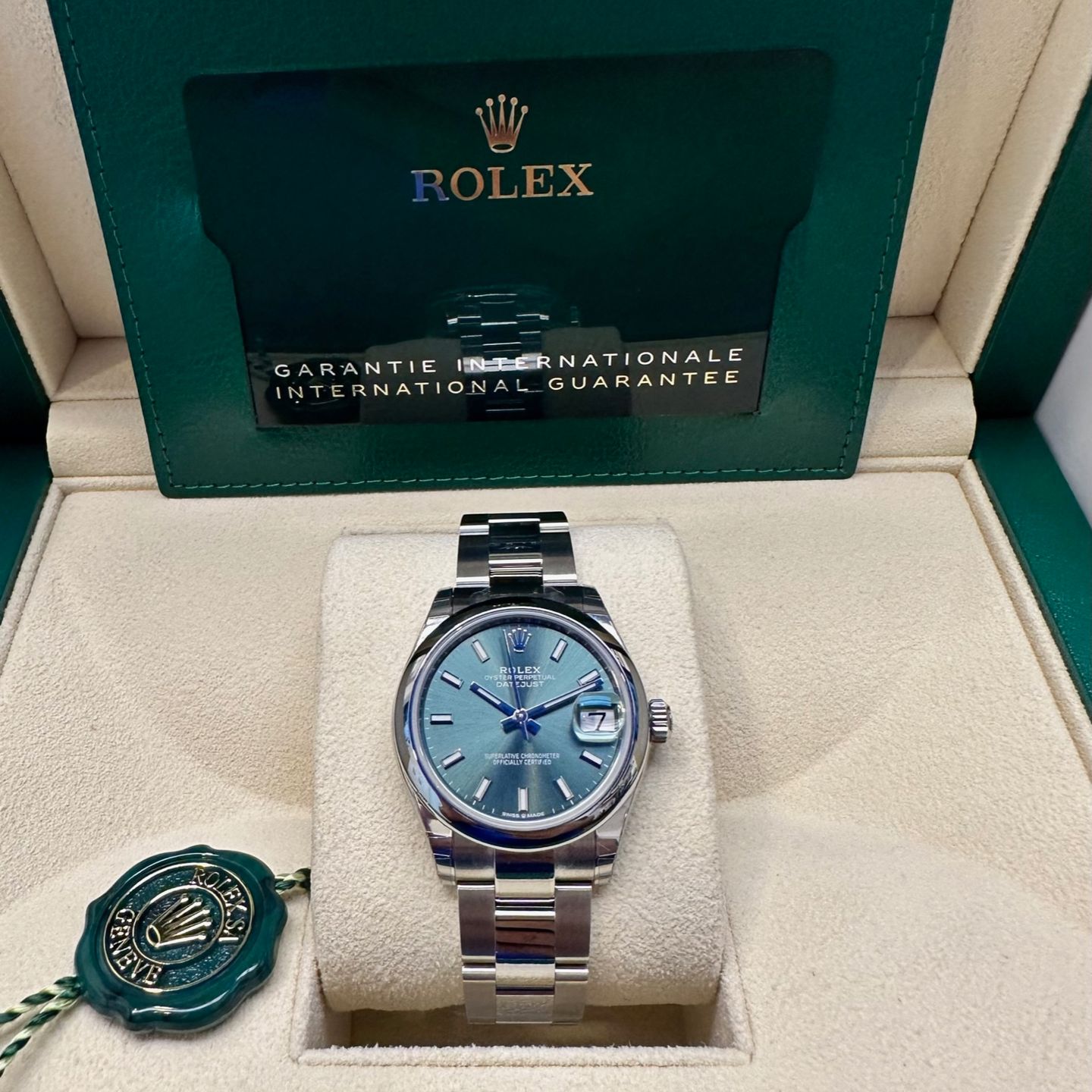 Rolex Datejust 31 278240 (2023) - Green dial 31 mm Steel case (1/6)