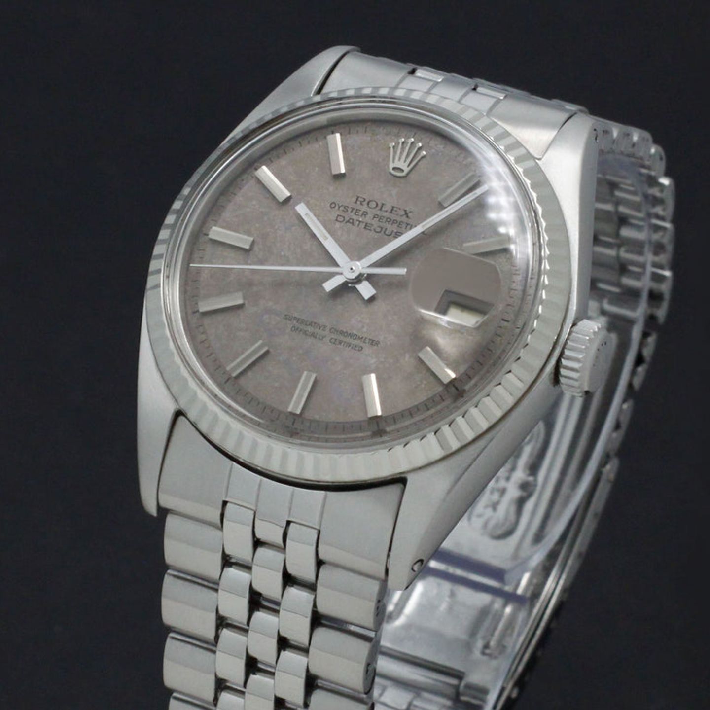 Rolex Datejust 1601 (1969) - Grey dial 36 mm Steel case (7/7)