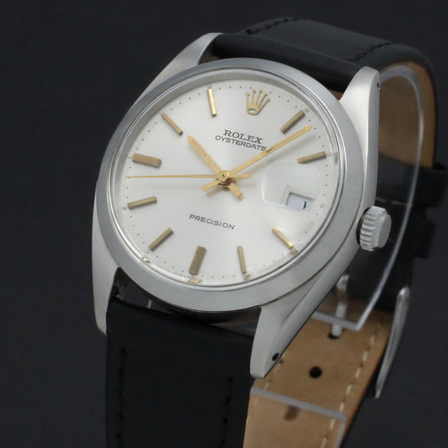 Rolex Oyster Precision 6694 (1972) - Zilver wijzerplaat 34mm Staal (6/7)