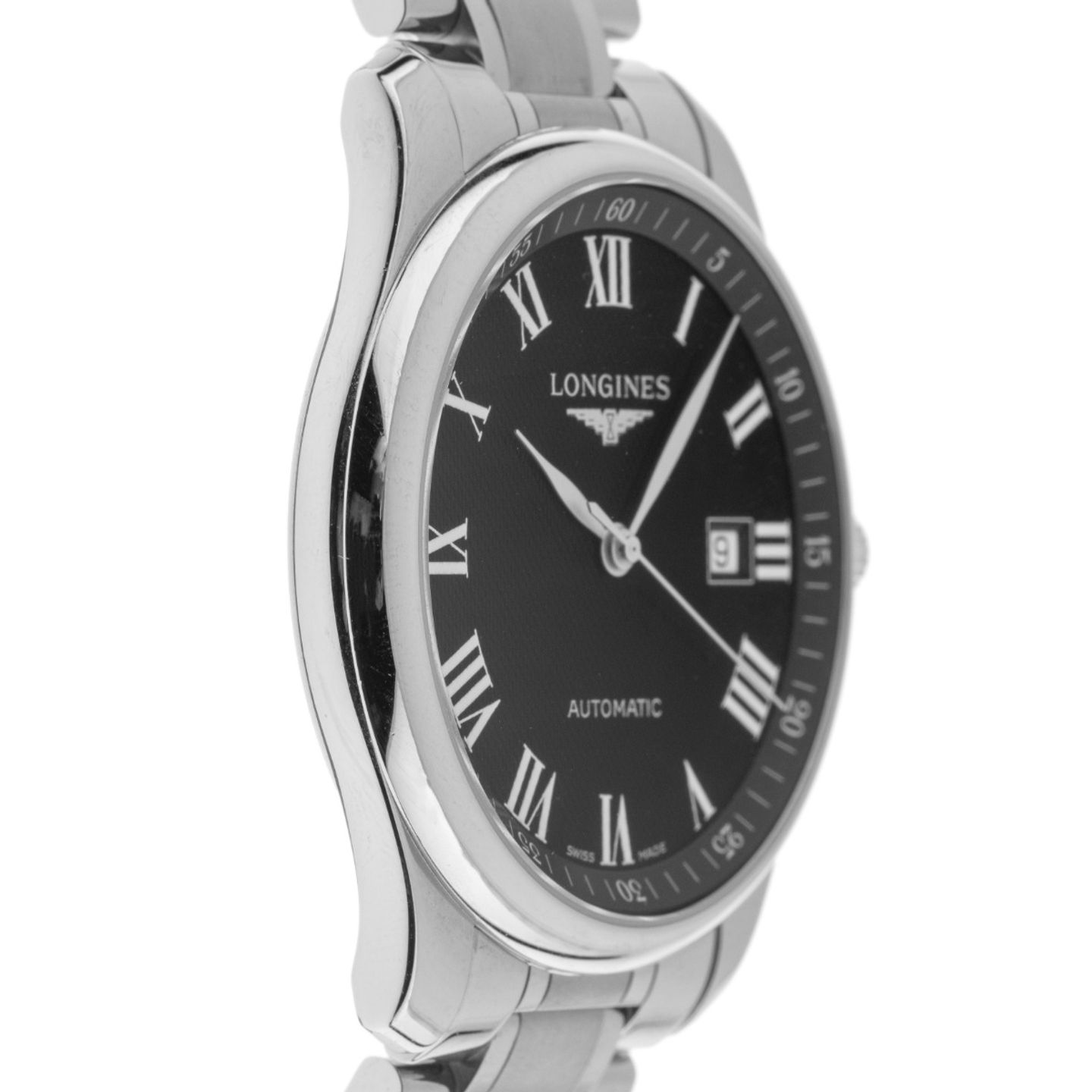 Longines Master Collection L2.893.4.51.6 (2025) - Zwart wijzerplaat 42mm Staal (4/6)