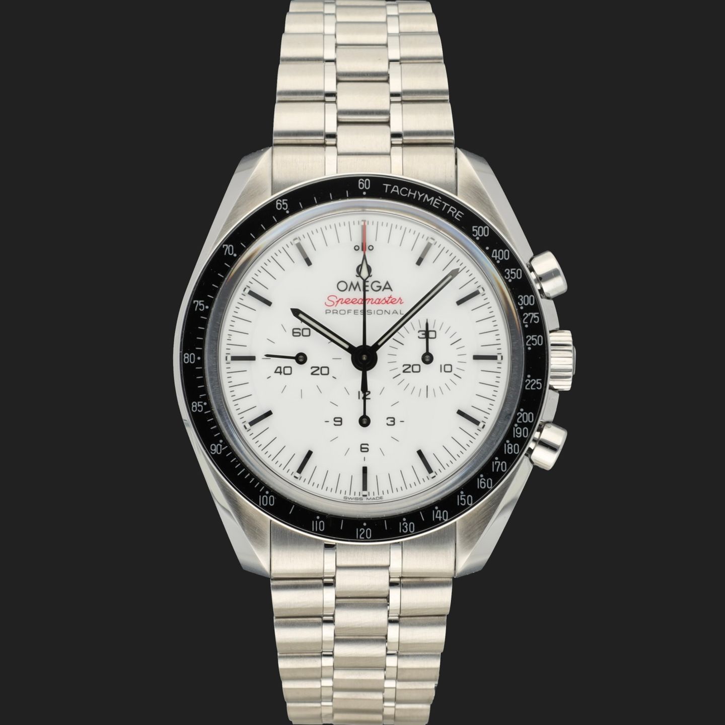 Omega Speedmaster Professional Moonwatch 310.30.42.50.04.001 (2024) - Wit wijzerplaat 42mm Staal (3/8)