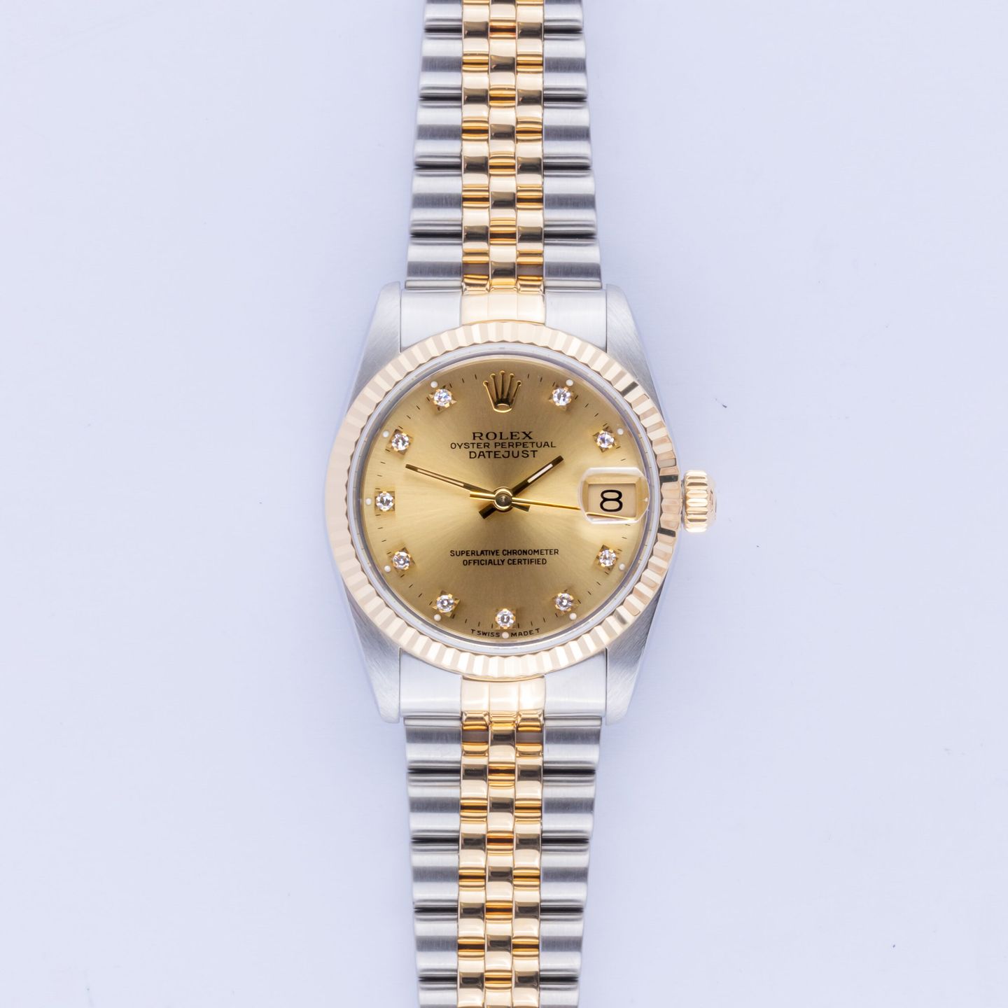 Rolex Datejust 31 68273 (1989) - 31 mm Gold/Steel case (3/8)
